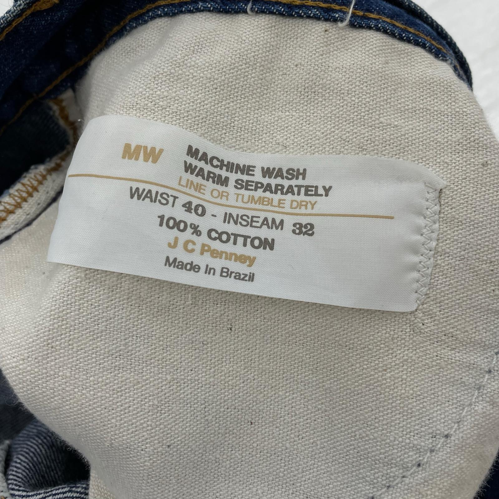 デニムパンツ 70s 42TALON JC PENNY W36 40 ネイビー