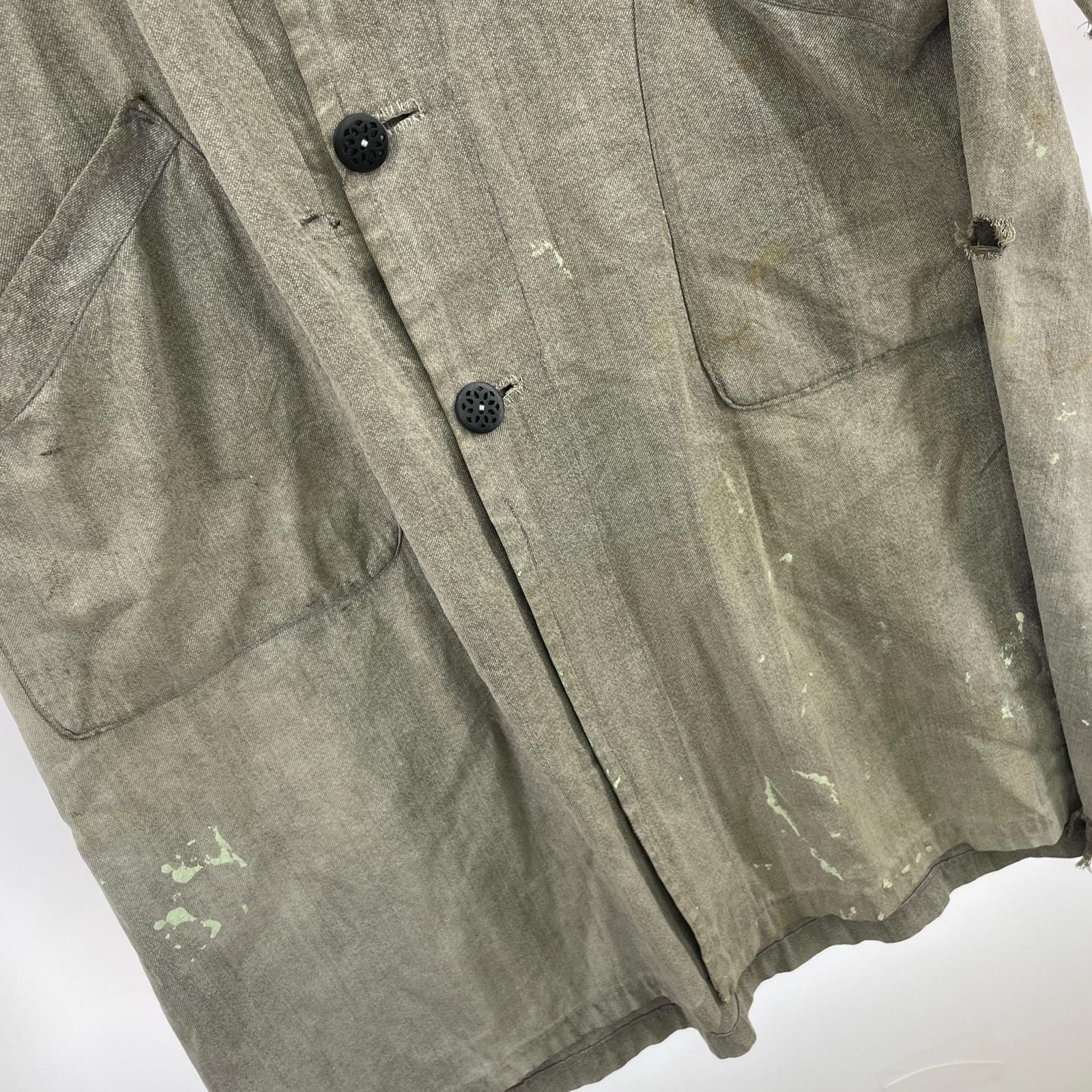 ジャケット 40s ユーロ アトリエコート ごま塩 グレー