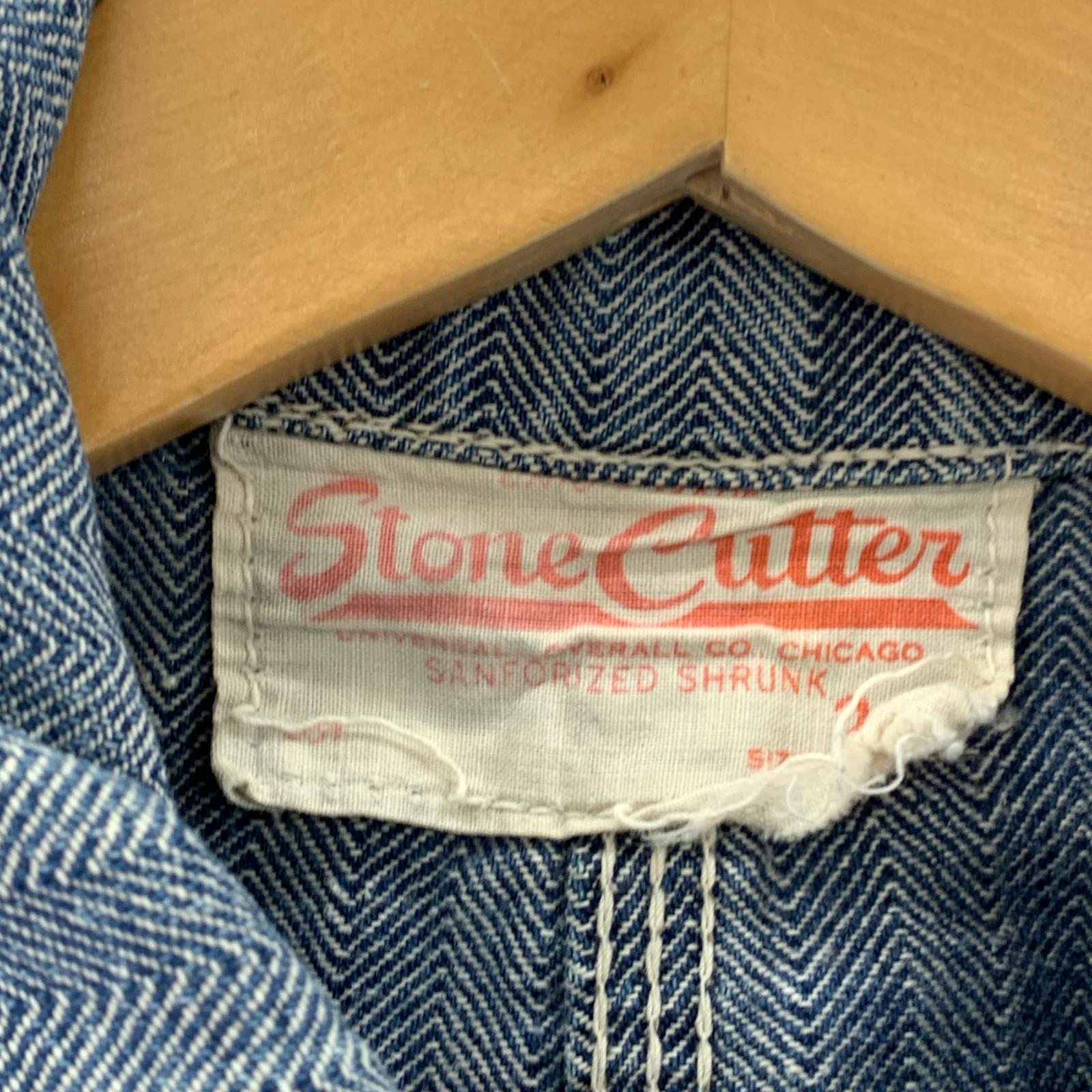 オーバーオール 40s Stone Cutter 月桂樹 HBT 36 IND 36