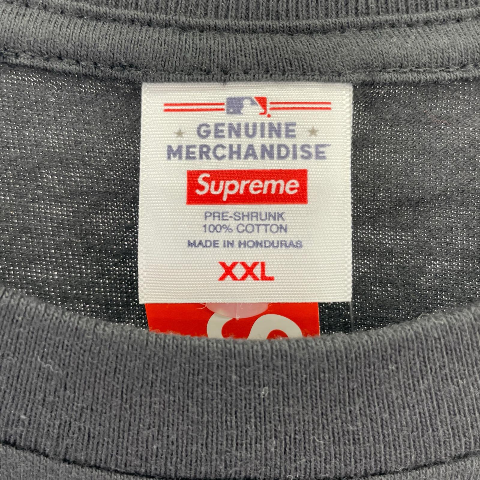 半袖Tシャツ Supreme 25AW MLB Teams Tee NY Black XXL 黒 ブラック