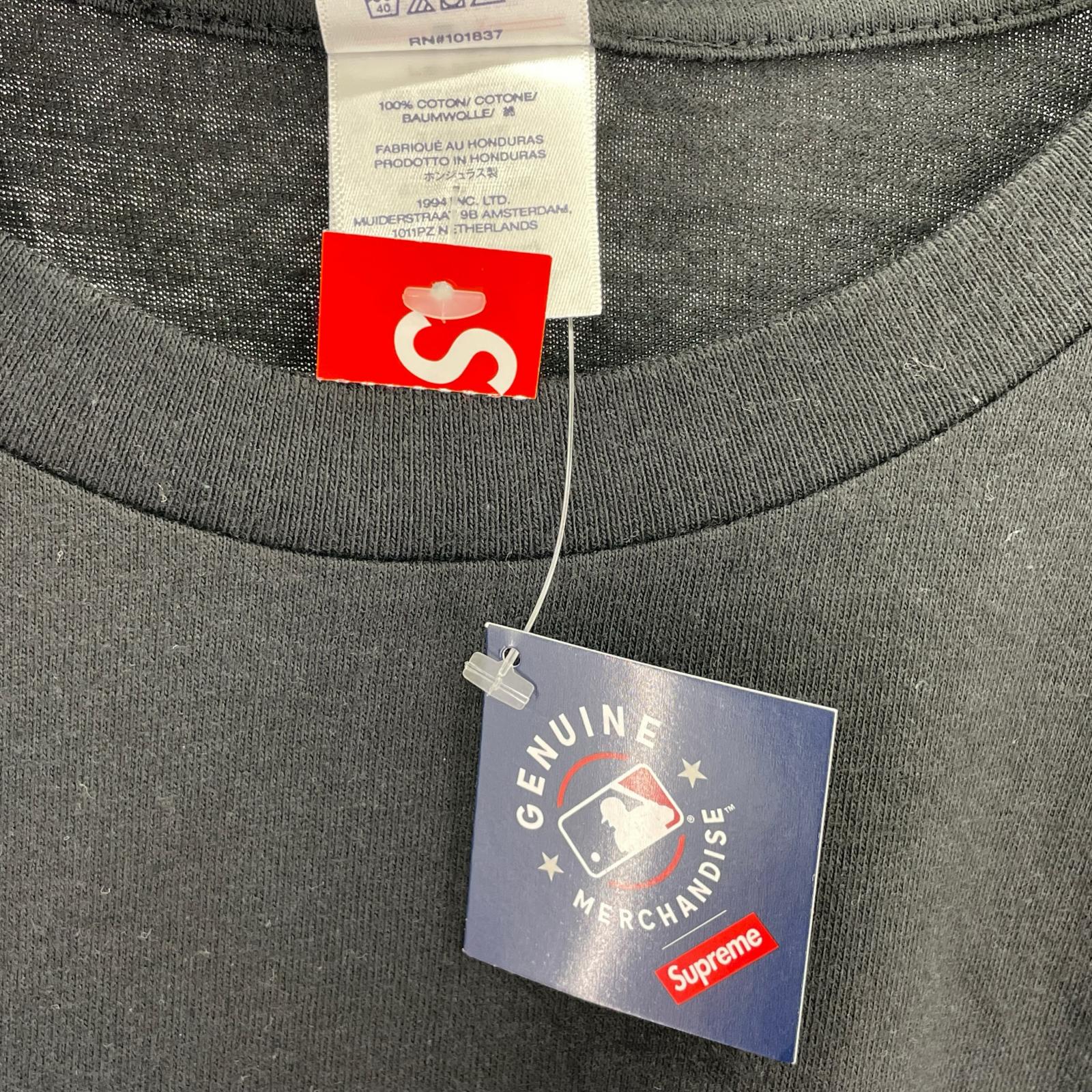 半袖Tシャツ Supreme 25AW MLB Teams Tee NY Black XXL 黒 ブラック