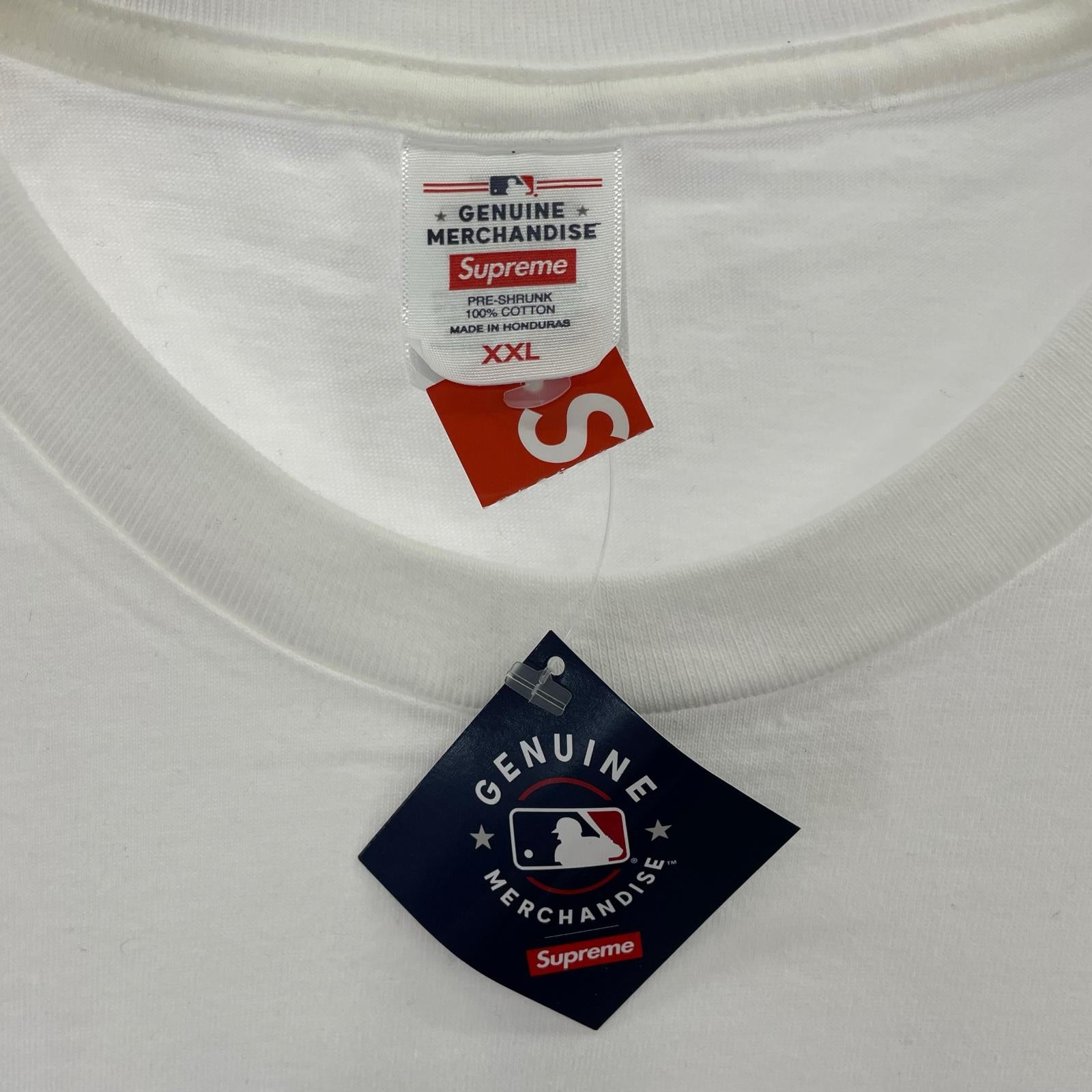 半袖Tシャツ Supreme 25AW MLB Teams Tee NY White XXL 白 ホワイト