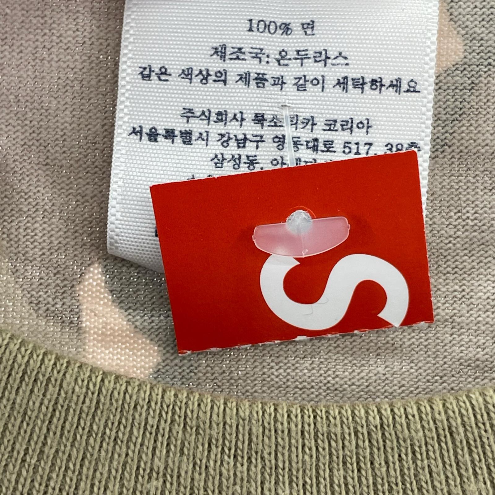 半袖Tシャツ Supreme 25AW Tag Tee Chocolate Chip Camo XXL チョコチップカモ ブラウン