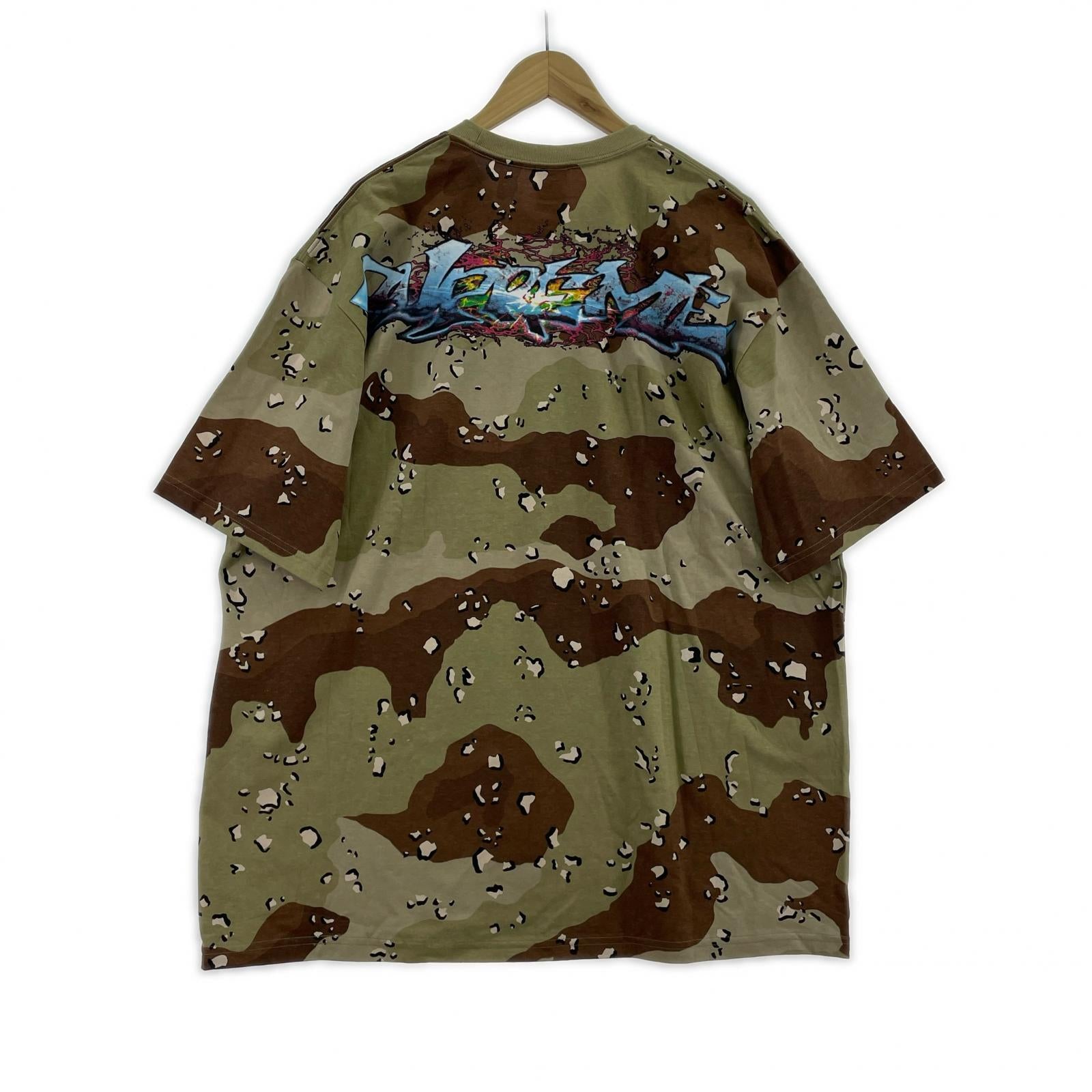 半袖Tシャツ Supreme 25AW Tag Tee Chocolate Chip Camo XXL チョコチップカモ ブラウン