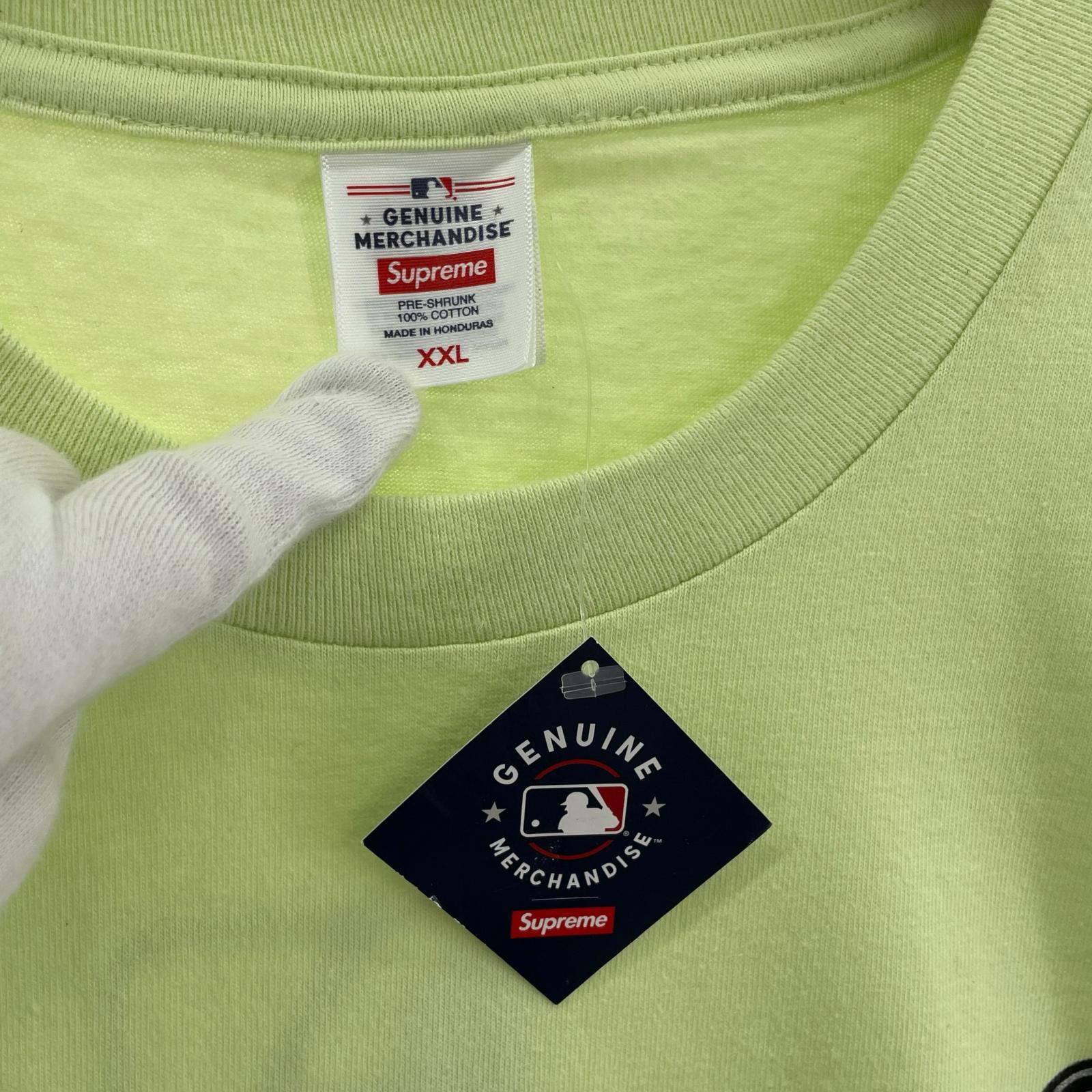 半袖Tシャツ Supreme 25AW MLB Teams Tee NY Pale Mint XXL ペールミント