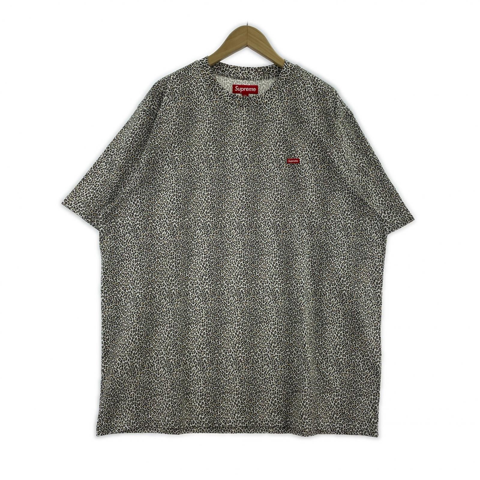 半袖Tシャツ Supreme 25AW Small Box Tee Leopard XXL レオパード ブラウン