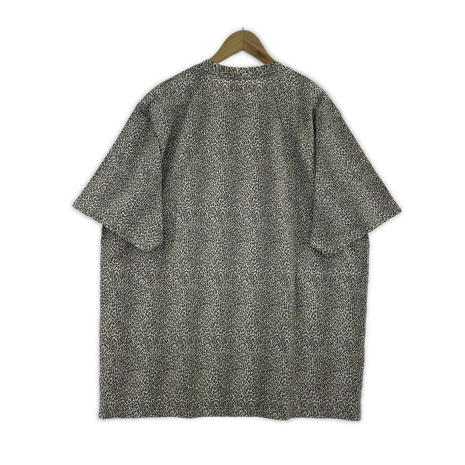 半袖Tシャツ Supreme 25AW Small Box Tee Leopard XXL レオパード ブラウン