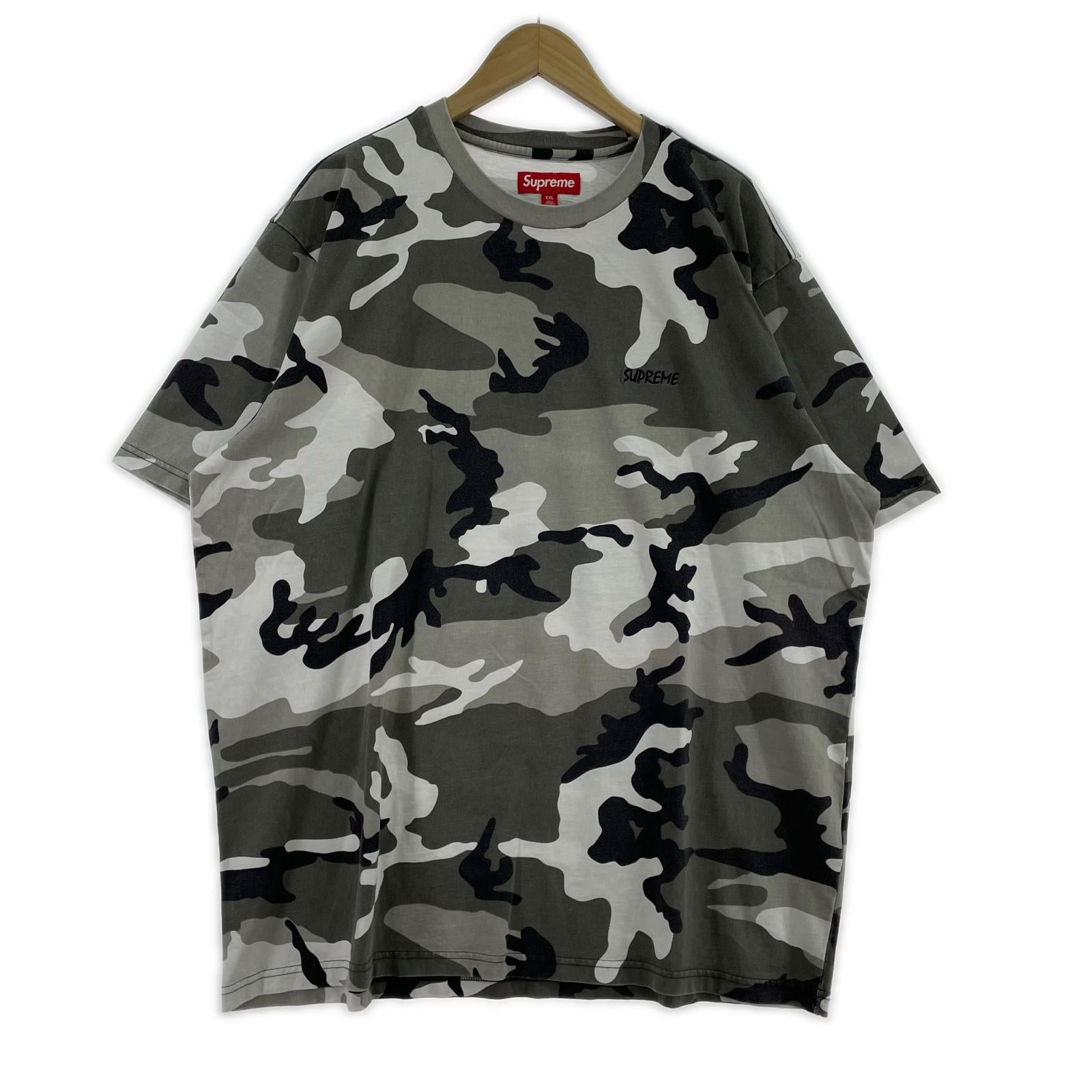 半袖Tシャツ Supreme 25AW Washed S/S Top Snow Camo XXL グレー