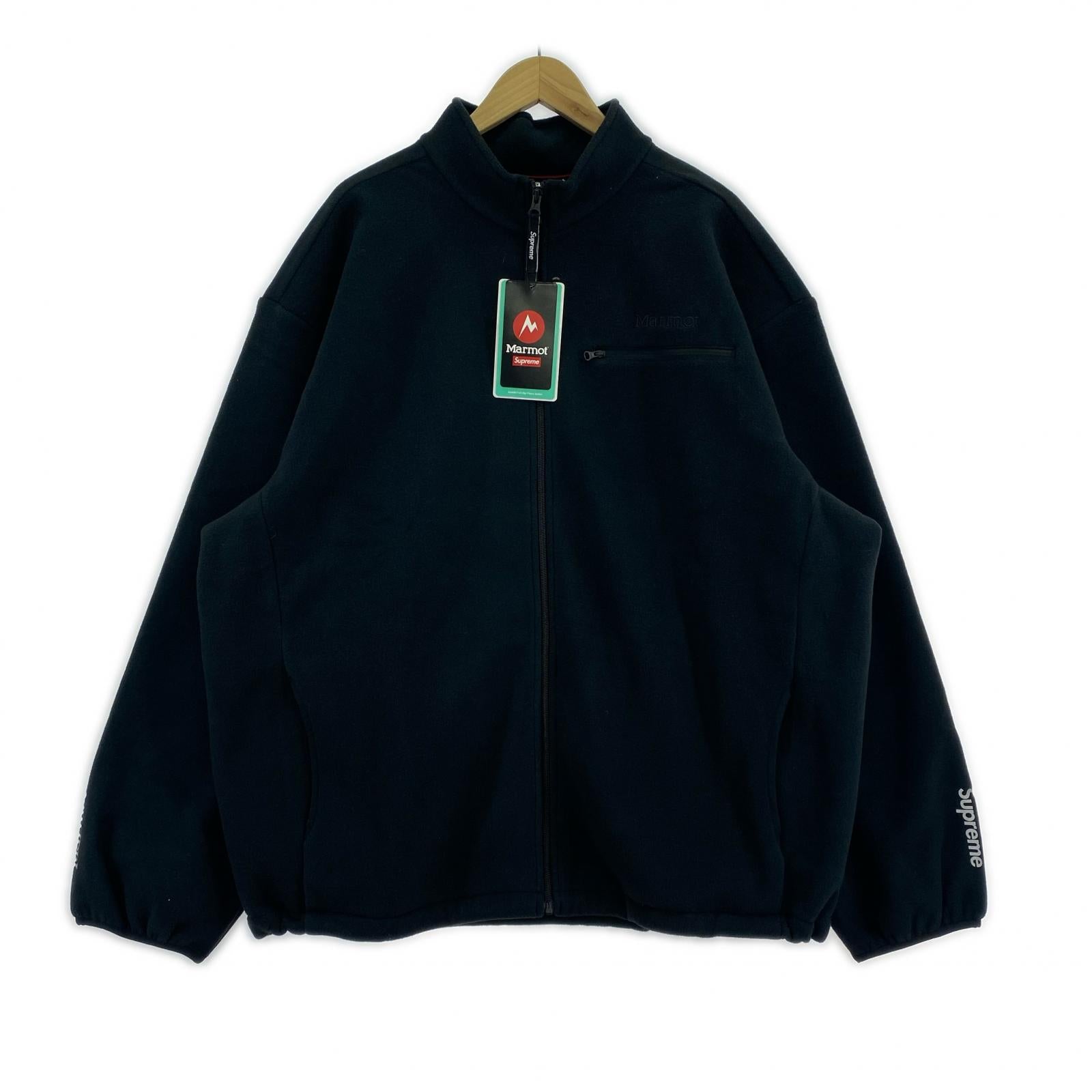 ジャケット Supreme×Marmot 25AW Fleece Jacket XXL 黒 ブラック