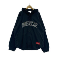 長袖シャツ Supreme 25AW Hooded Baseball Jersey White Sox XXL 黒 ブラック