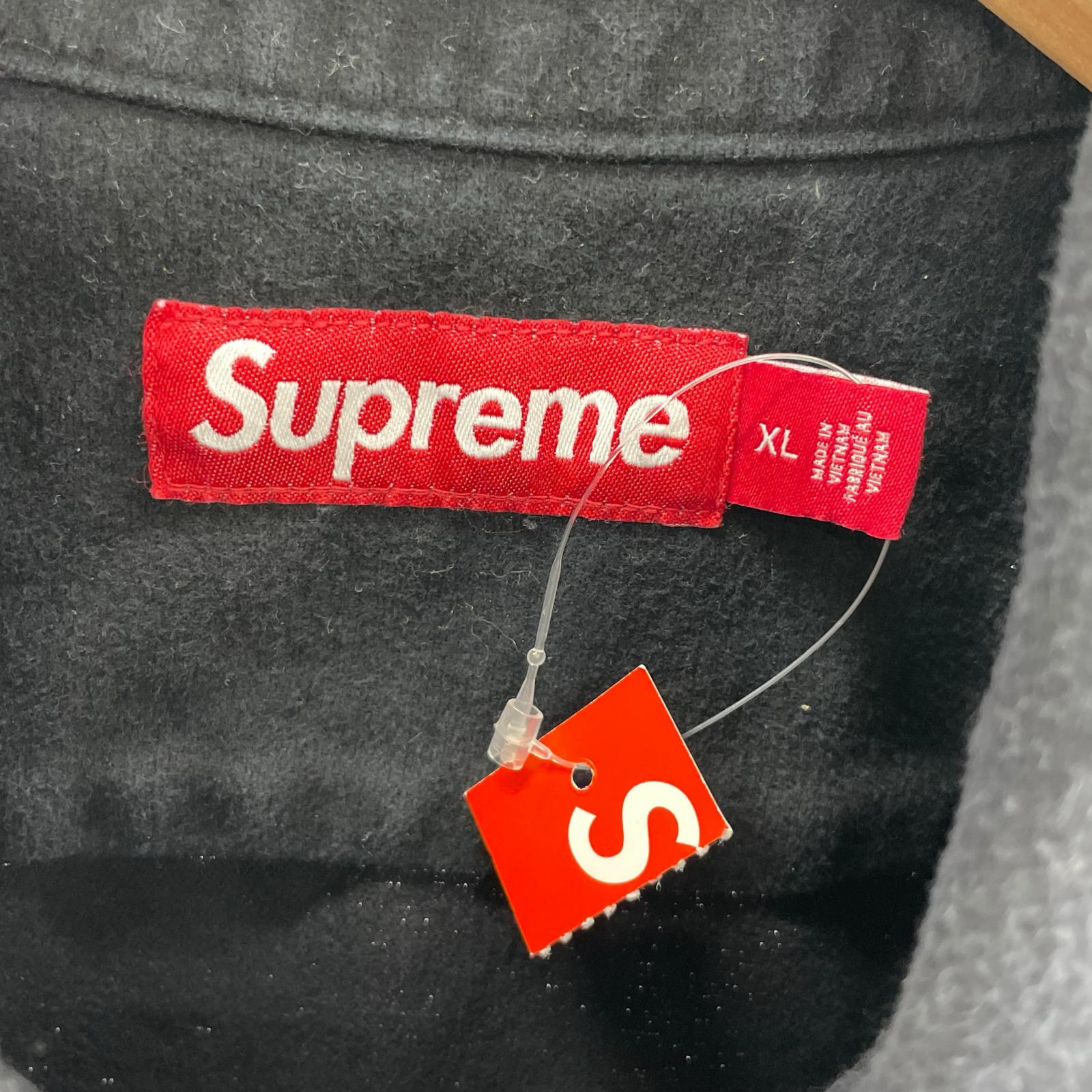 長袖シャツ Supreme 25AW Flannel Pajama Shirt フランネルシャツ XL 黒 ブラック