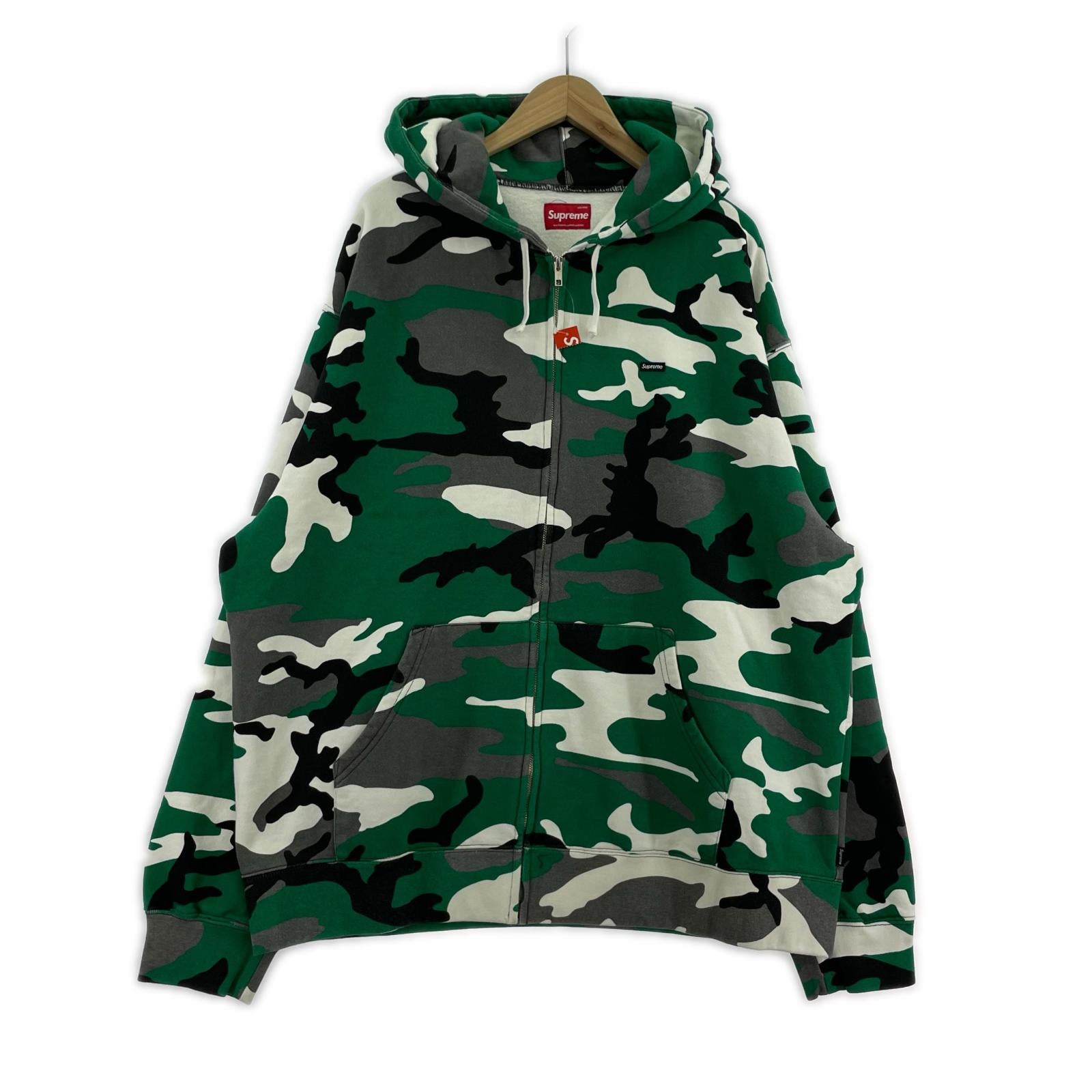 パーカー Supreme 25AW Small Box Zip Up Hooded Sweatshirt XXL グリーン