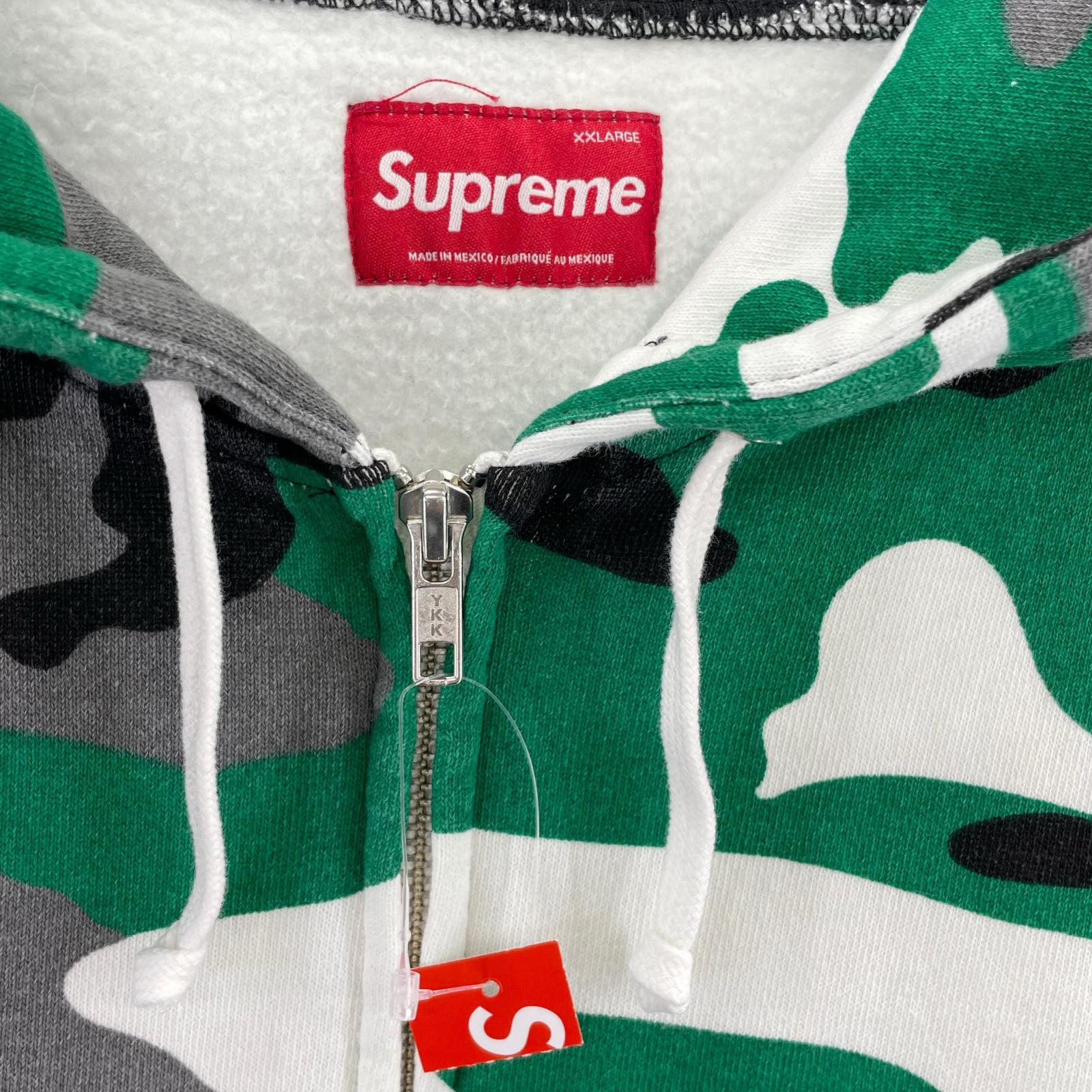 パーカー Supreme 25AW Small Box Zip Up Hooded Sweatshirt XXL グリーン
