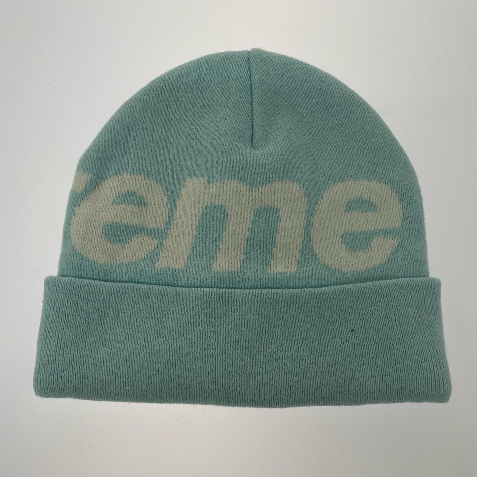 ニットキャップ Supreme 25AW Big Logo Beanie Blue ビッグロゴビーニー