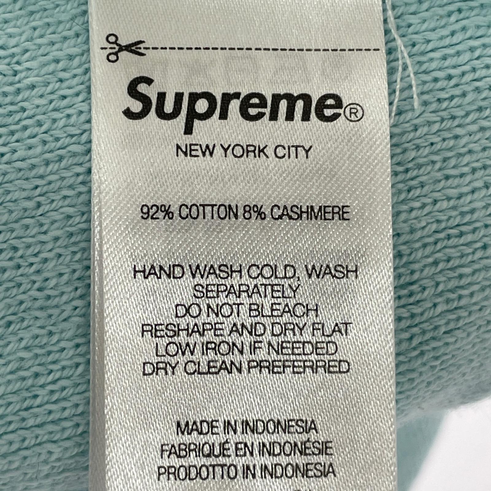 ニットキャップ Supreme 25AW Big Logo Beanie Blue ビッグロゴビーニー