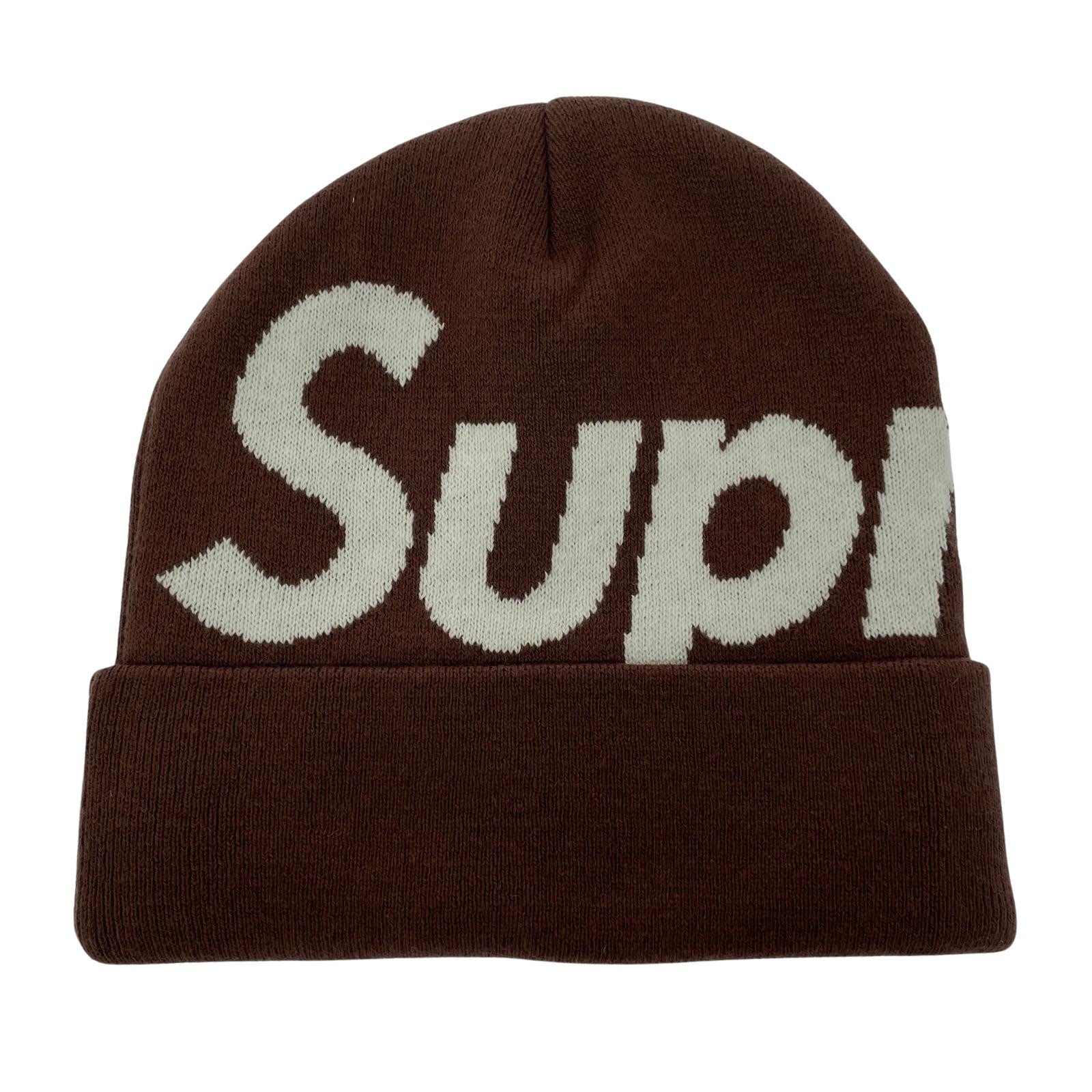 ニットキャップ Supreme 25AW Big Logo Beanie Brown ビッグロゴビーニー ブラウン