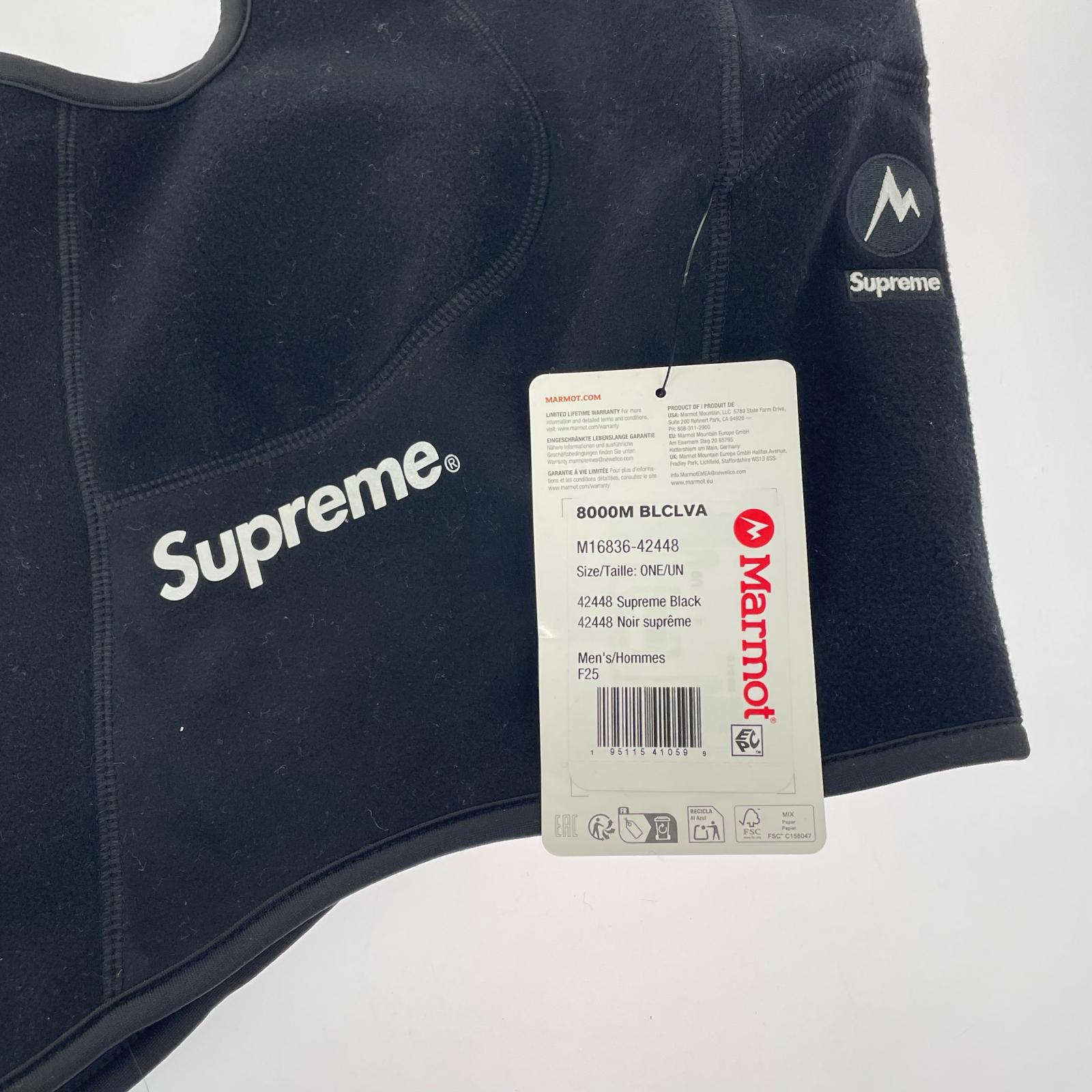 その他アクセサリー Supreme×Marmot 25AW Fleece Balaclava Black ブラック