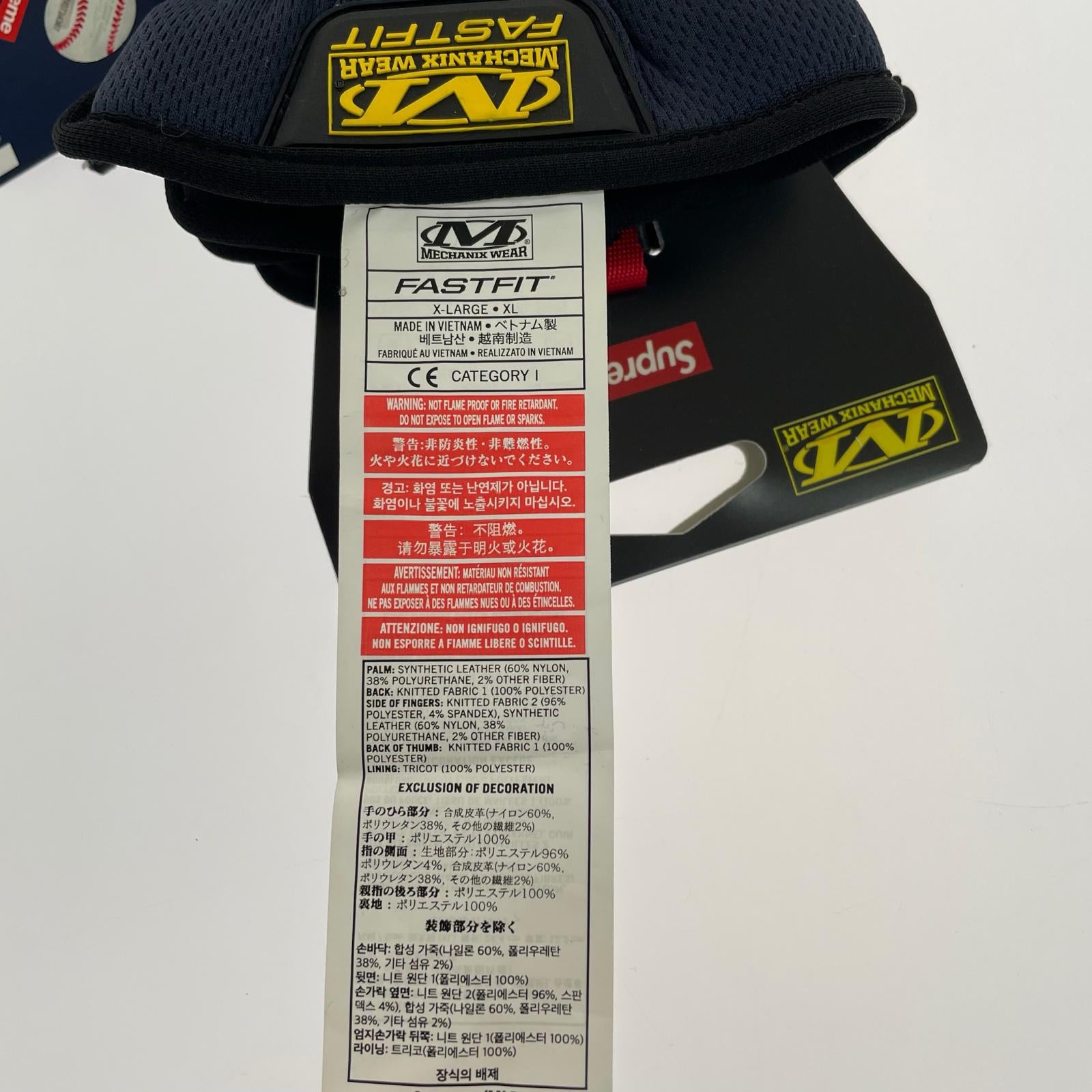 その他アクセサリー Supreme×Mechanix×MLB 25AW FastFit Teams Gloves ネイビー ネイビー
