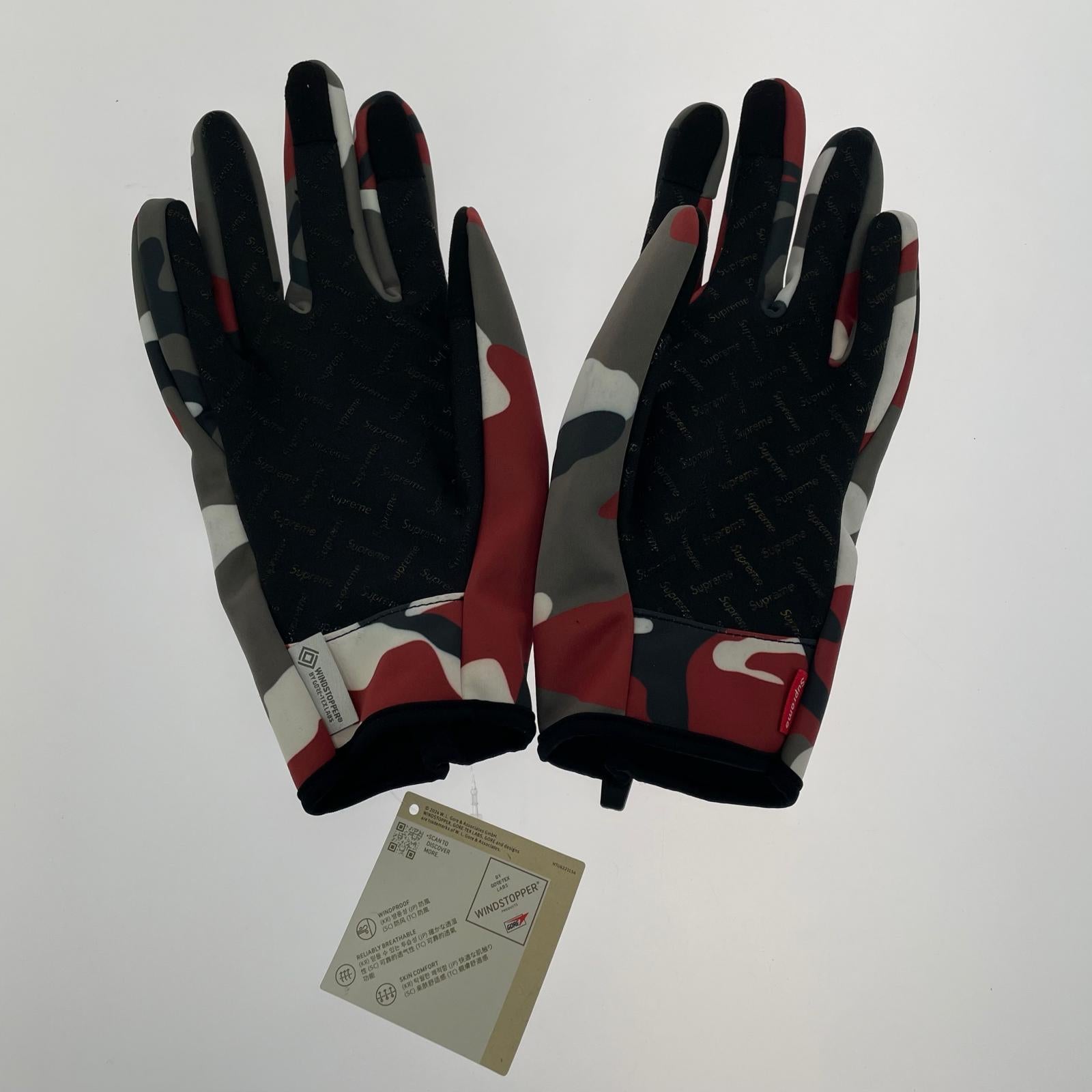 その他アクセサリー Supreme 25AW WINDSTOPPER Zip Gloves Red Camo