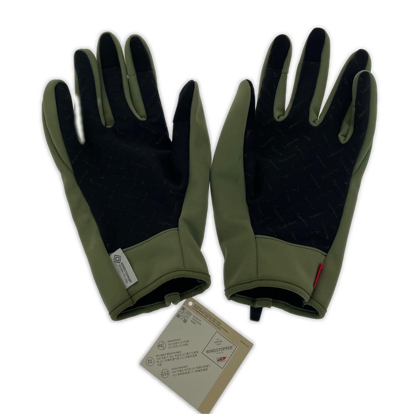 その他アクセサリー Supreme 25AW WINDSTOPPER Zip Gloves Olive