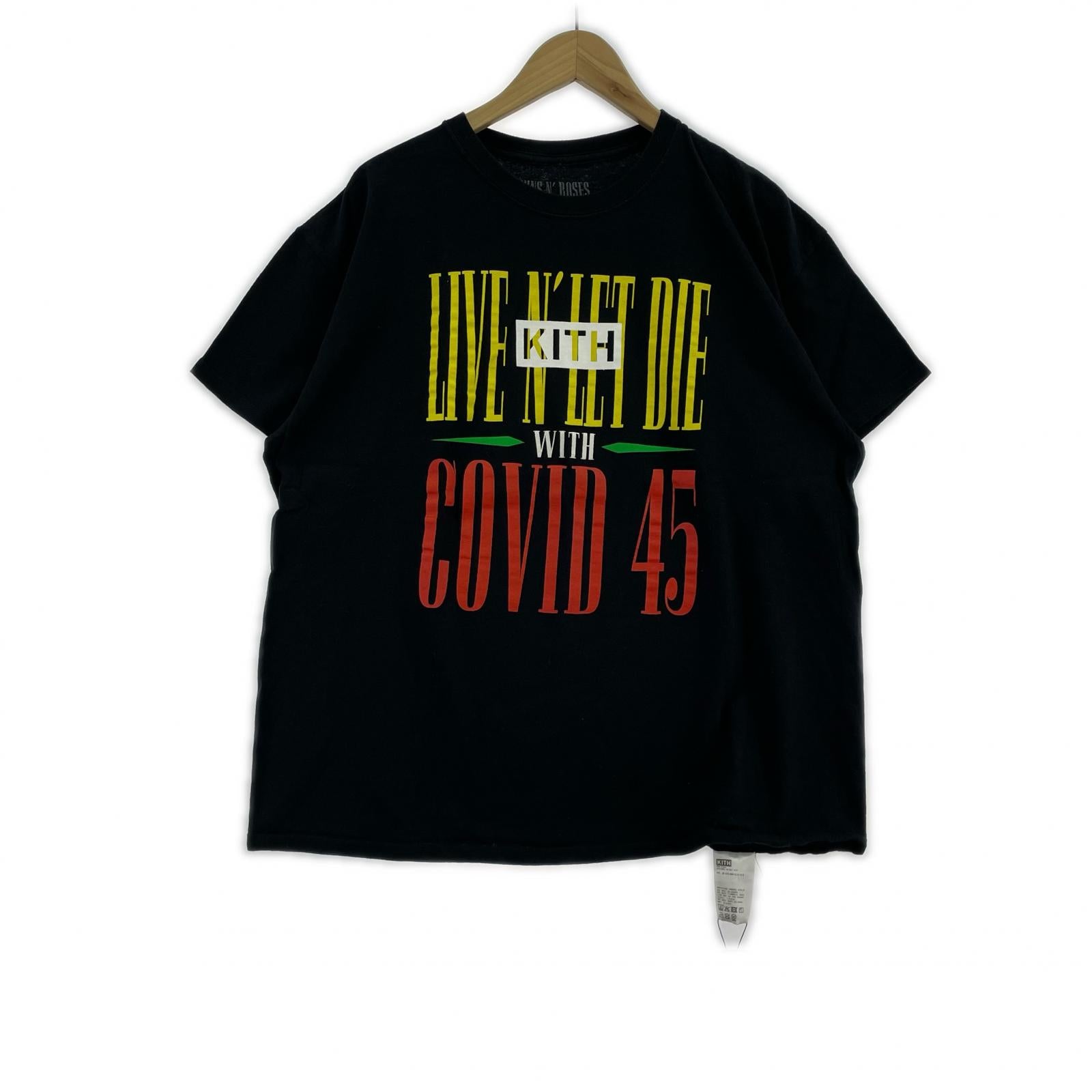 半袖Tシャツ KITH VINTAGE GUNS N' ROSES 2025 プリントTee XL 黒 ブラック