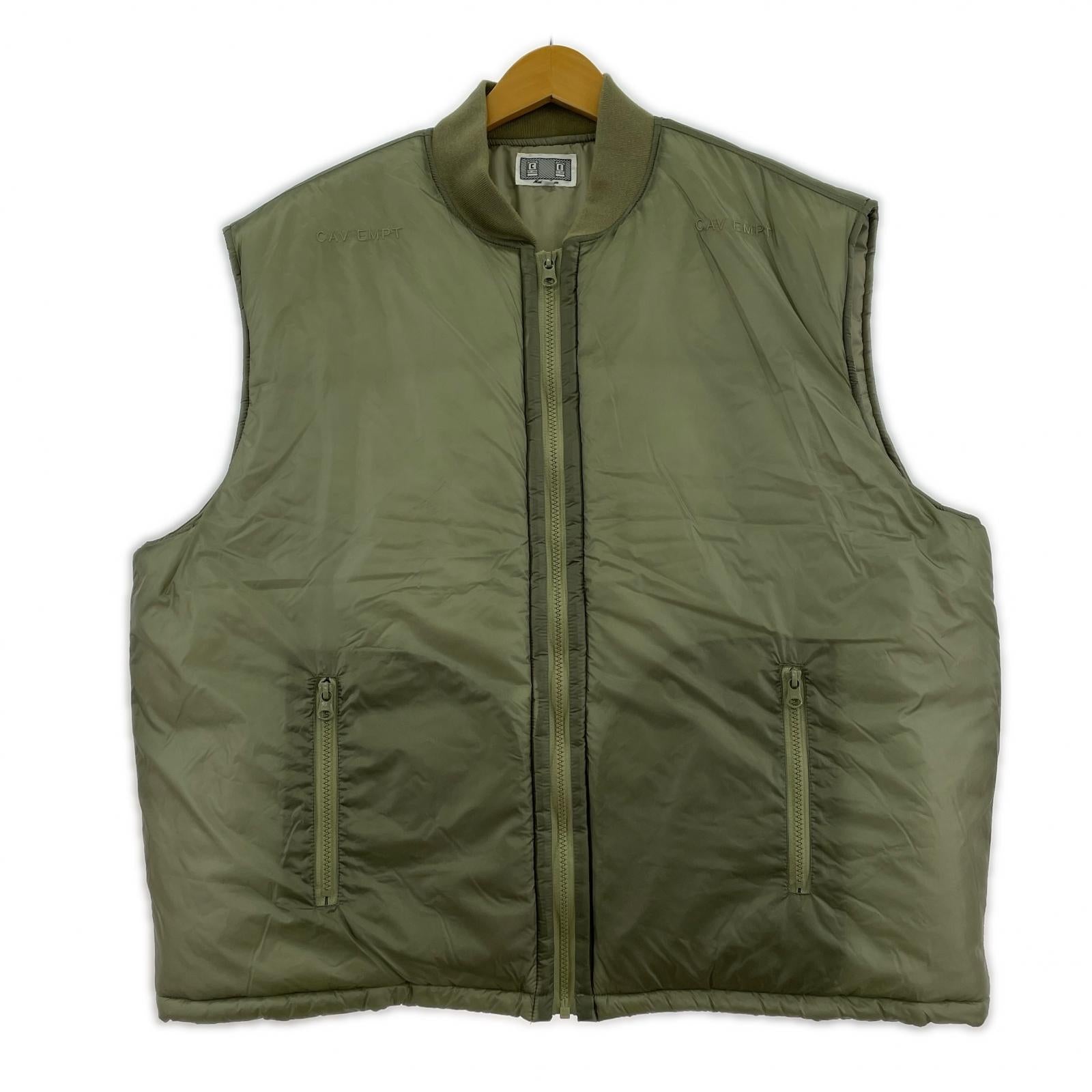 ダウンベスト 23AW Warm Puff Vest カーキ (XL)