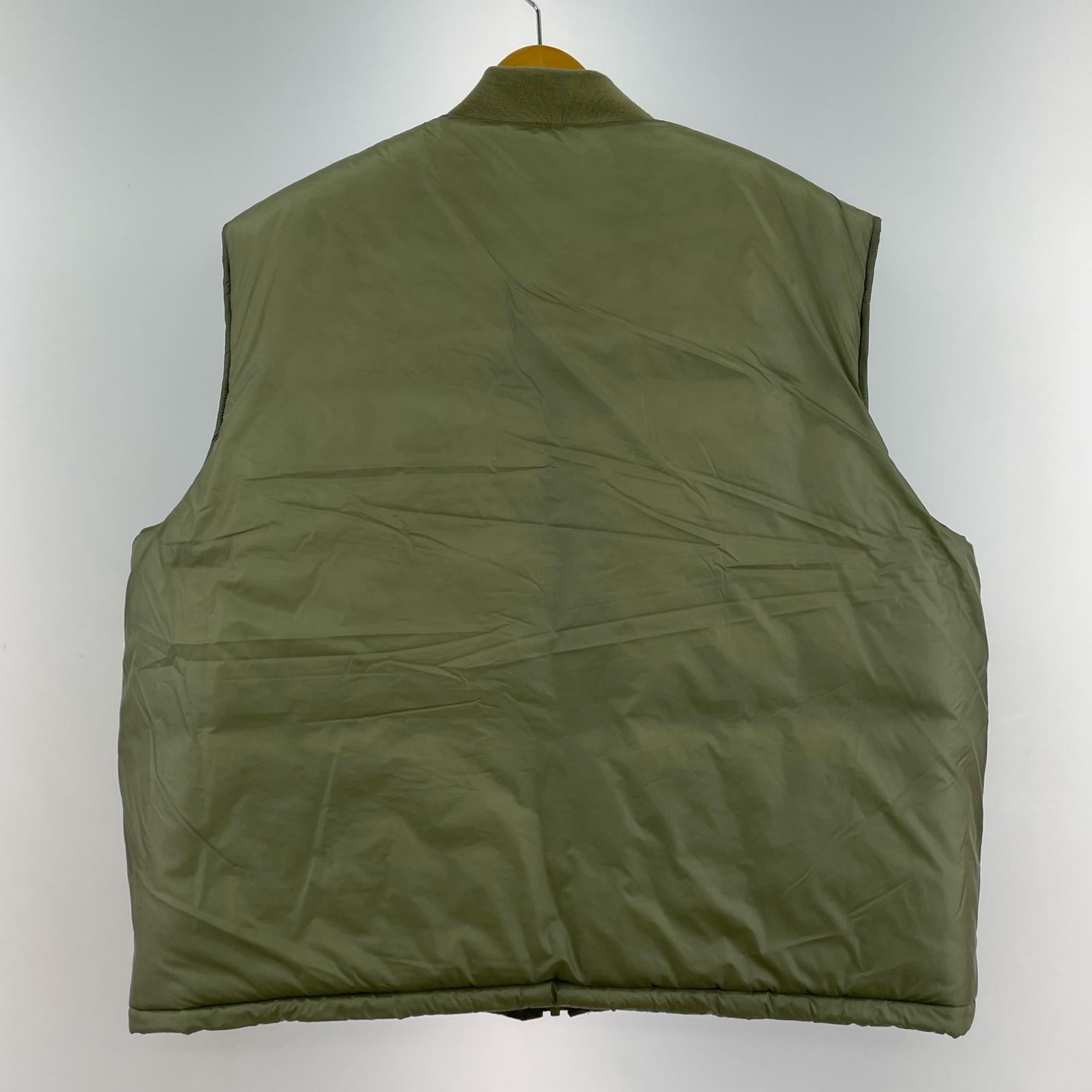 ダウンベスト 23AW Warm Puff Vest カーキ (XL)