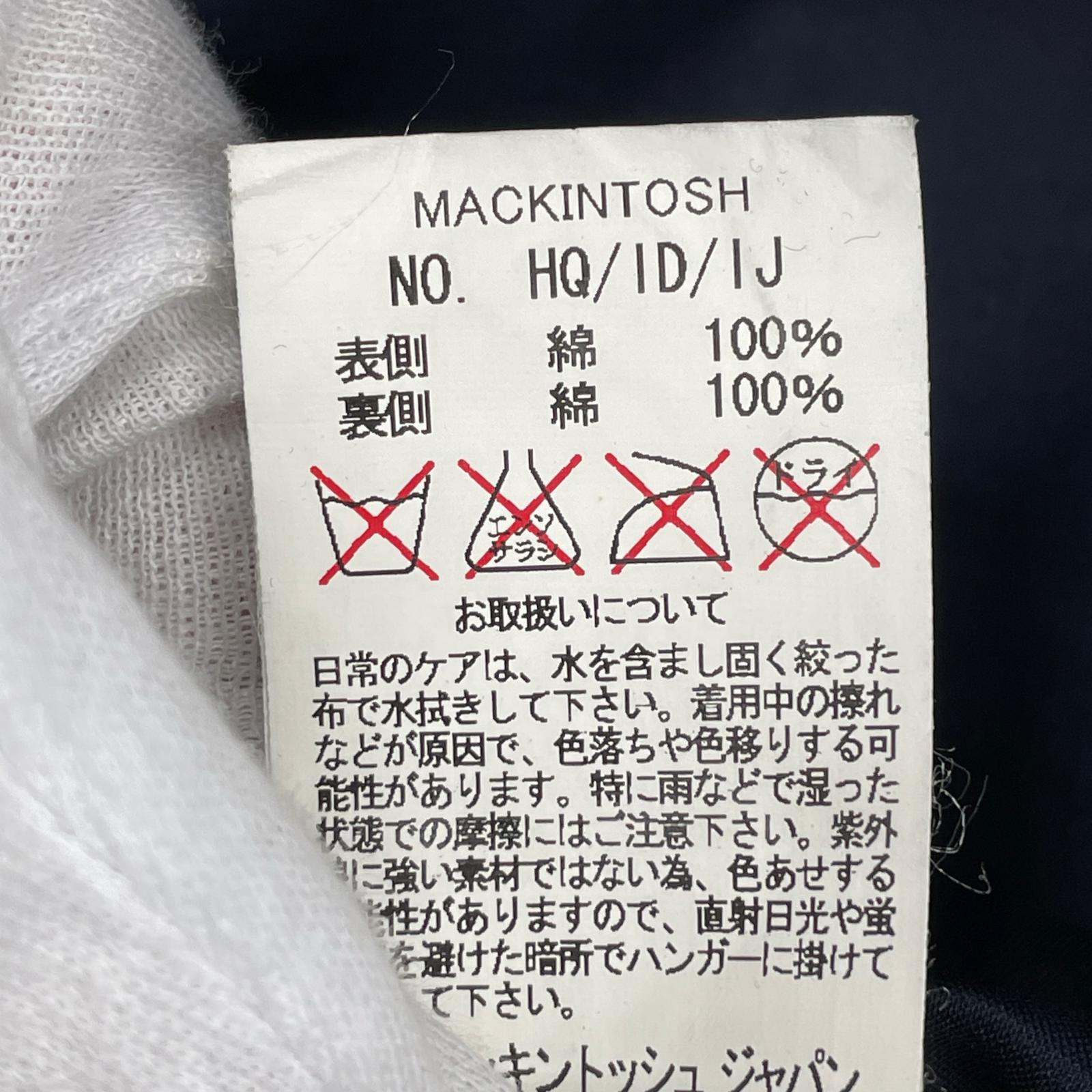 ジャケット ゴム引きコート 36 ネイビー