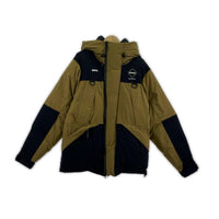 ダウンジャケット FCRB DOWN BENCH PARKA L カーキ