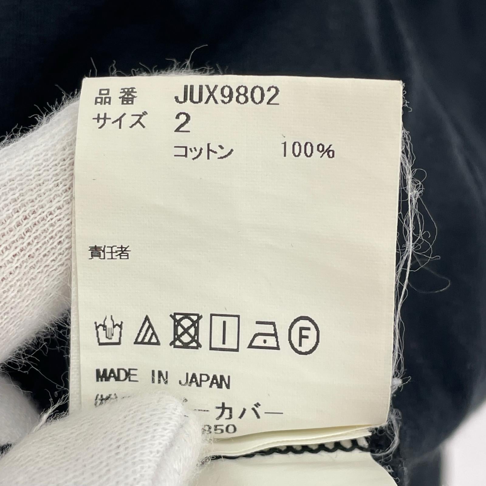 半袖Tシャツ JUX9802 ポケットTシャツ 刺繍 黒(2) 2 ブラック