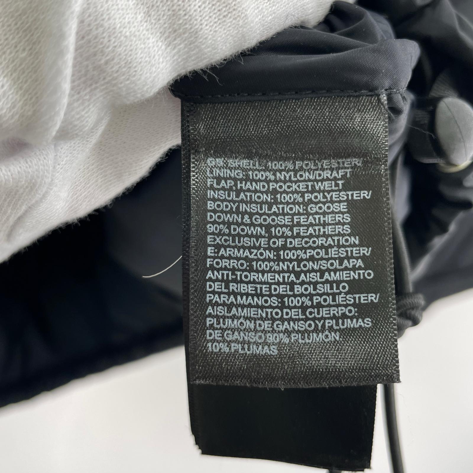 ダウンジャケット ヌプシ (XL) 黒 ブラック