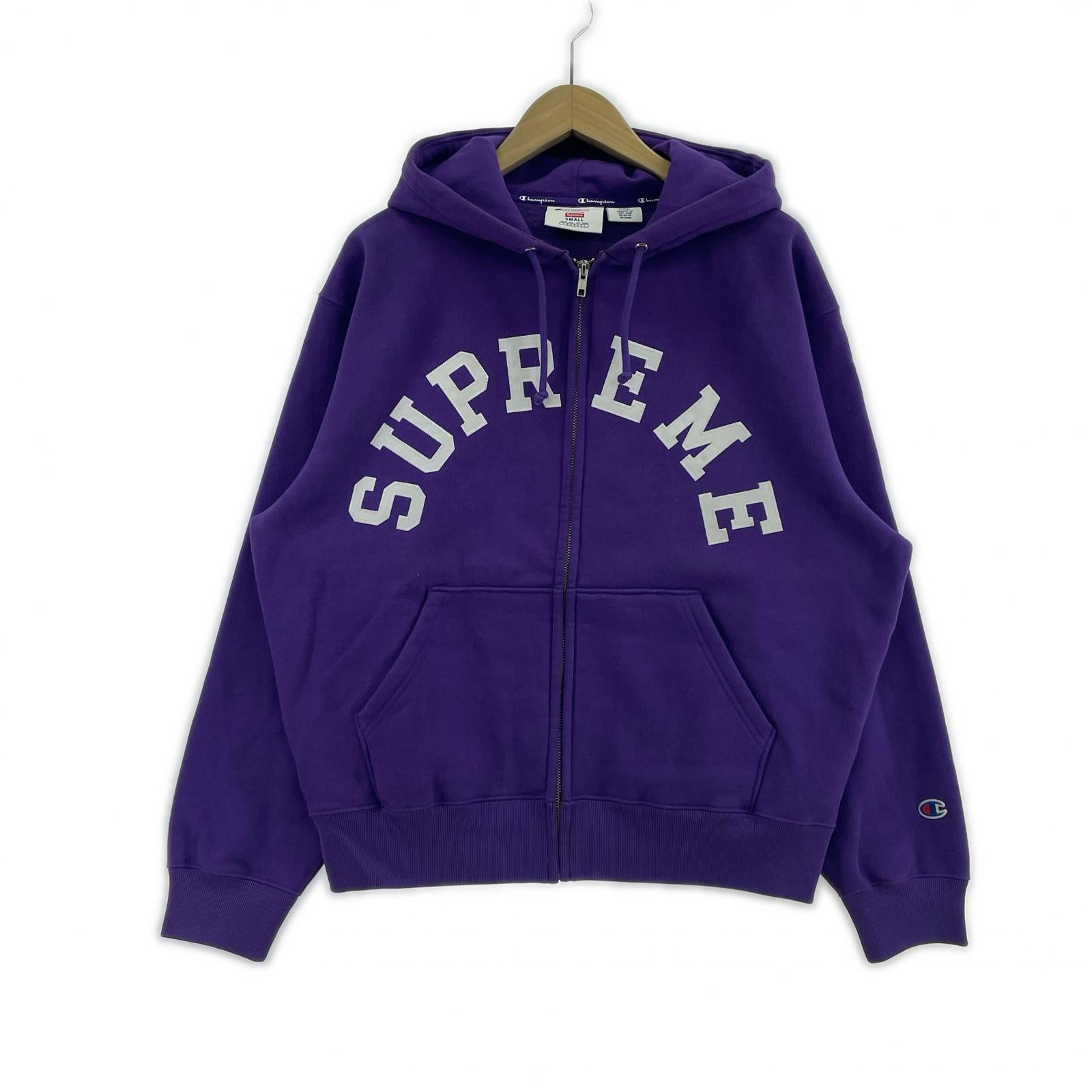 パーカー ×Champion 24SS 紫 M パープル