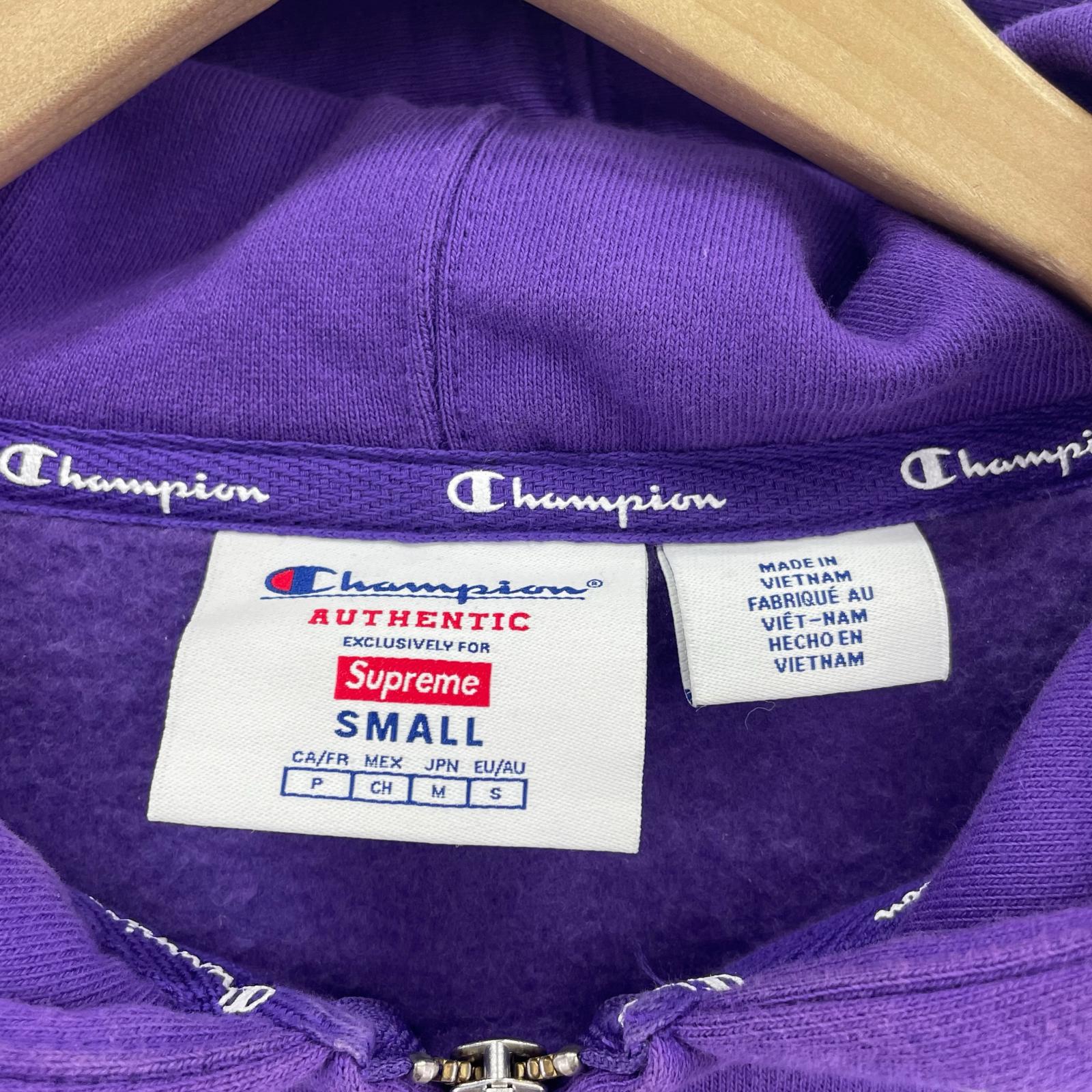 パーカー ×Champion 24SS 紫 M パープル