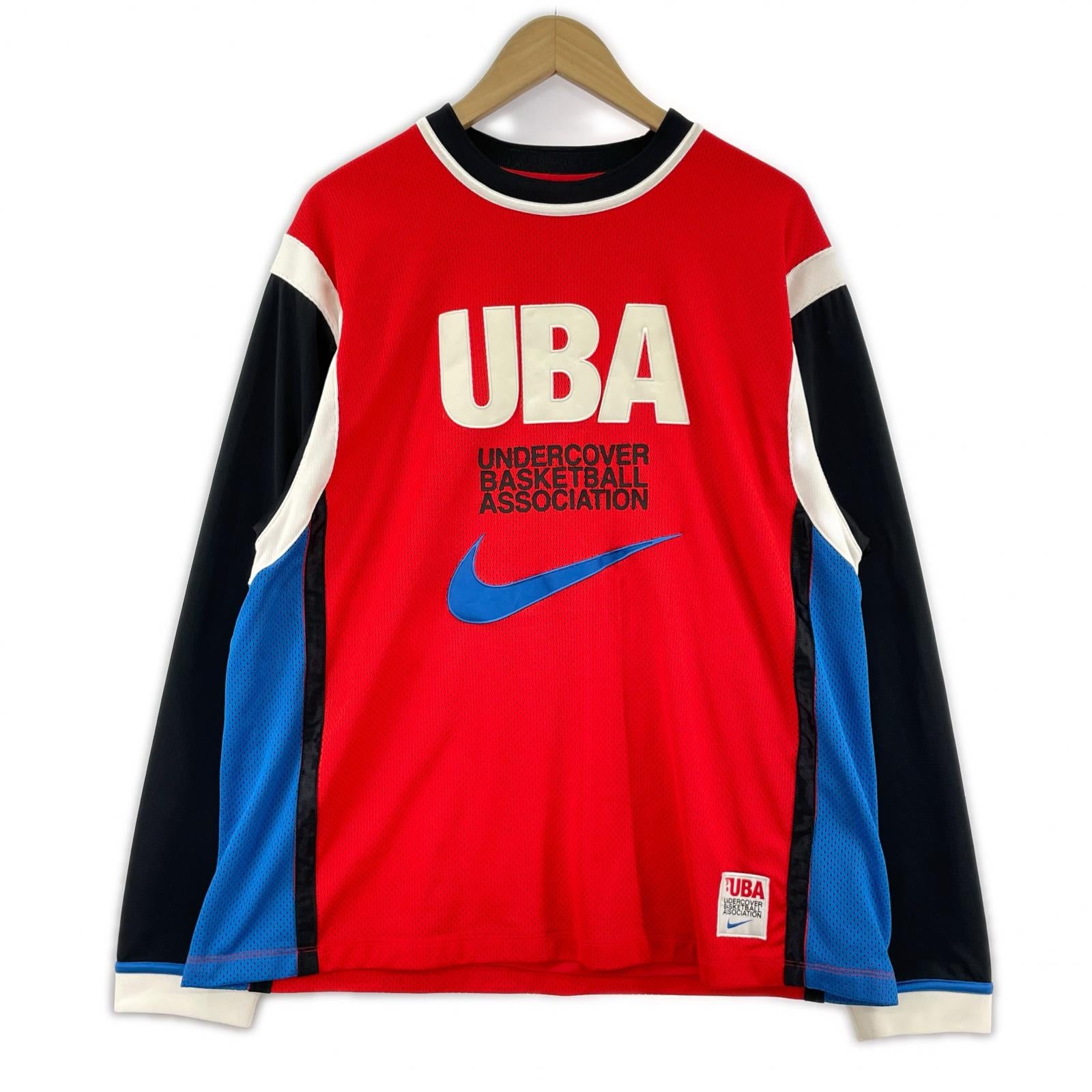 長袖Tシャツ ×NIKE シューティングトップカットソー 赤 M M レッド