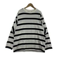 長袖Tシャツ Long Sleeve Border Tshirt 2 ホワイト ホワイト