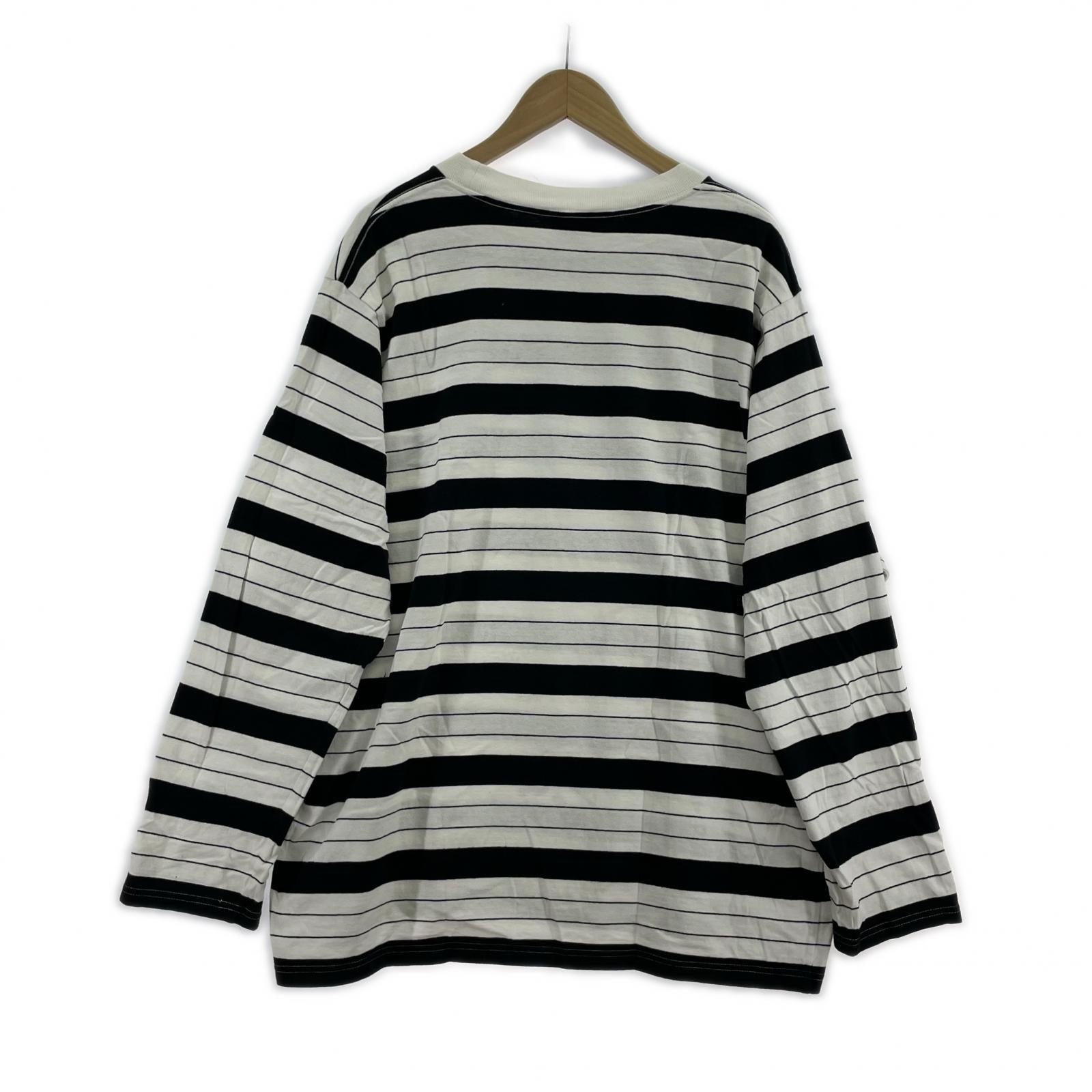 長袖Tシャツ Long Sleeve Border Tshirt 2 ホワイト ホワイト