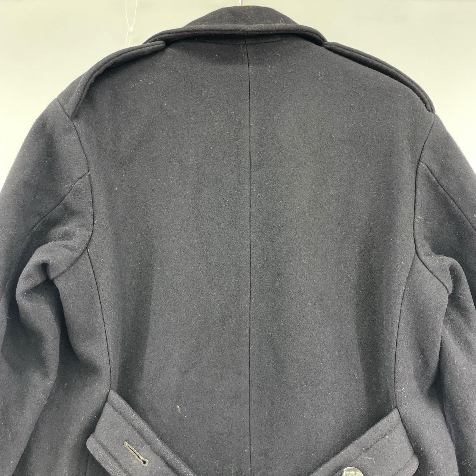 ジャケット 50s イギリス軍 CD ダブルブレスト グレートコート ネイビー