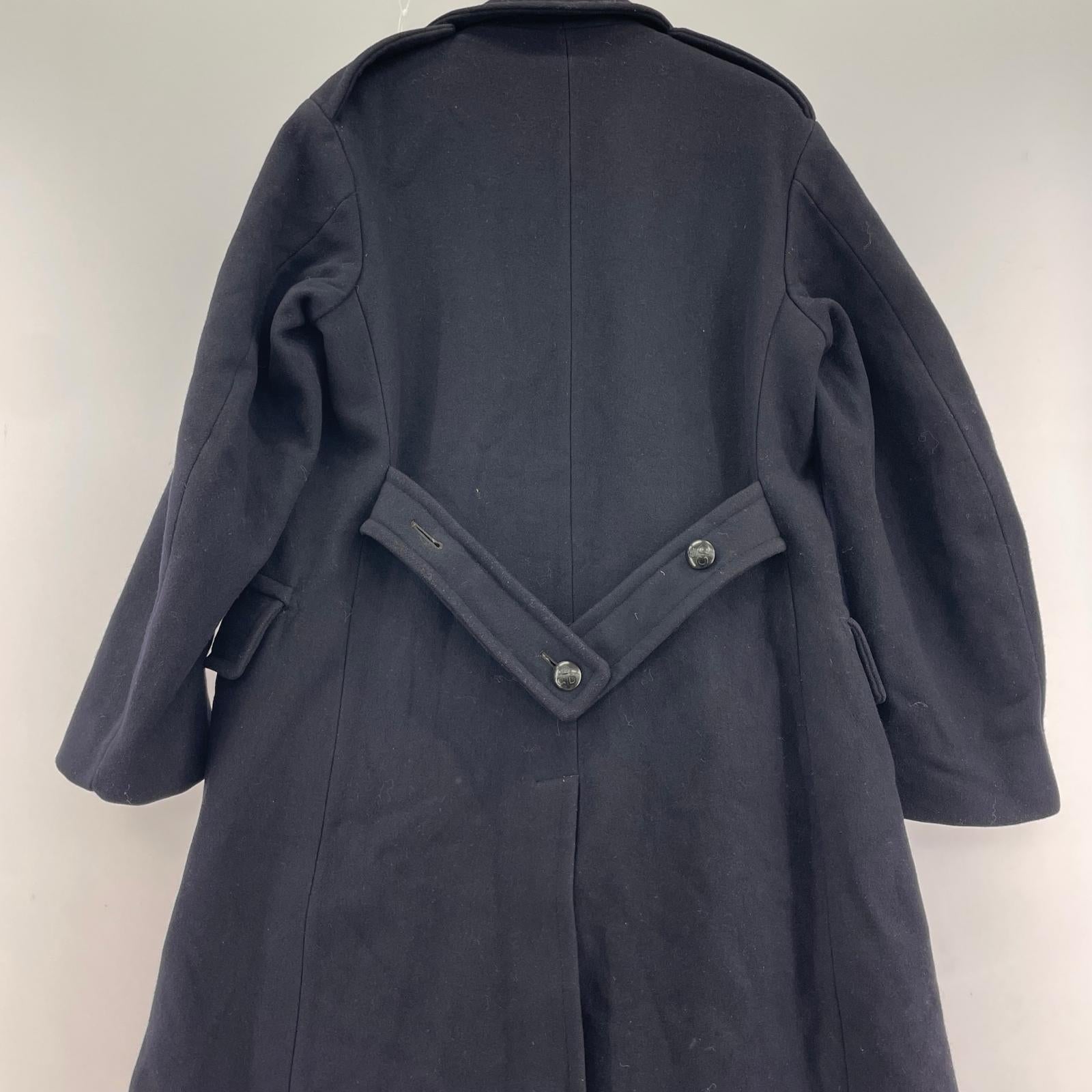 ジャケット 50s イギリス軍 CD ダブルブレスト グレートコート ネイビー