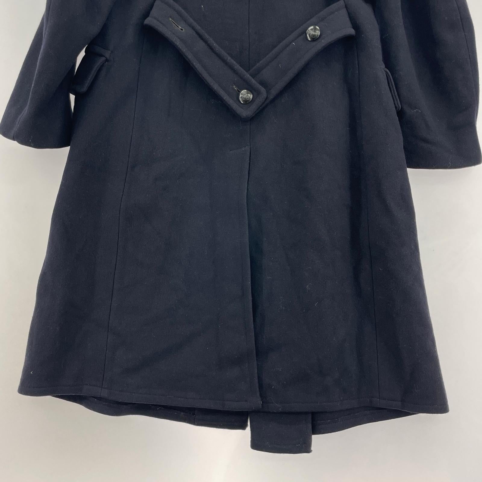 ジャケット 50s イギリス軍 CD ダブルブレスト グレートコート ネイビー