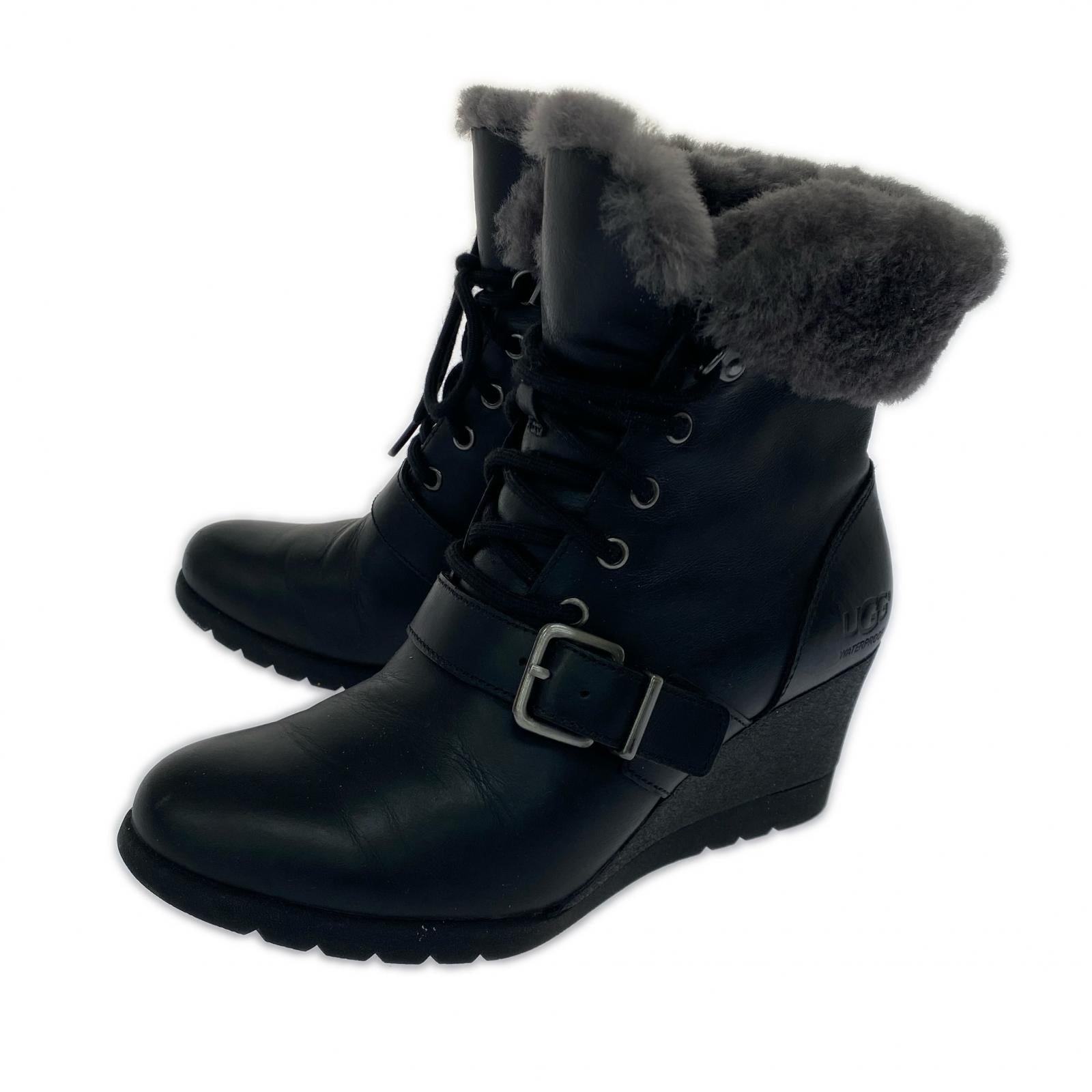 ブーツ JANNEY (23.0) 黒 1012527 23cm (US5 UK4 1/2 EU36) ブラック