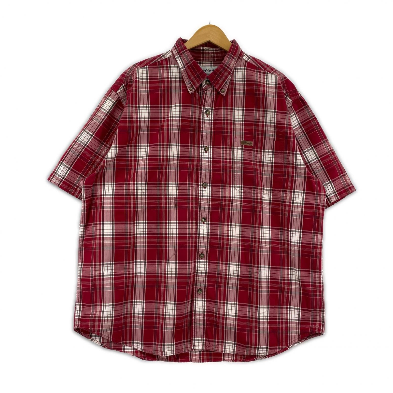 半袖シャツ Carhartt S/S チェックシャツ XL LL