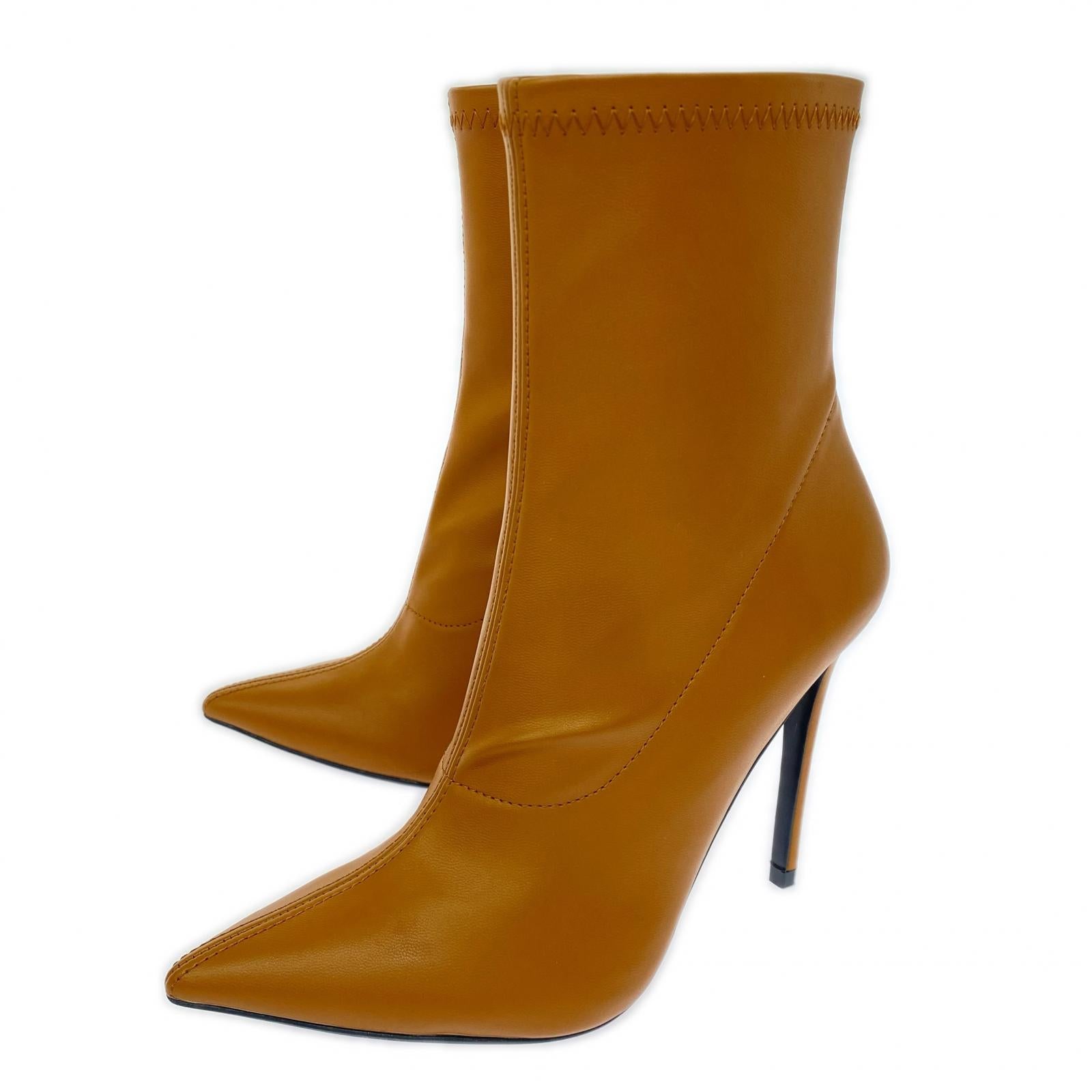 ブーツ D-YUCCA AB High Heel Ankle Boots 23cm (US5 UK4 1/2 EU36)