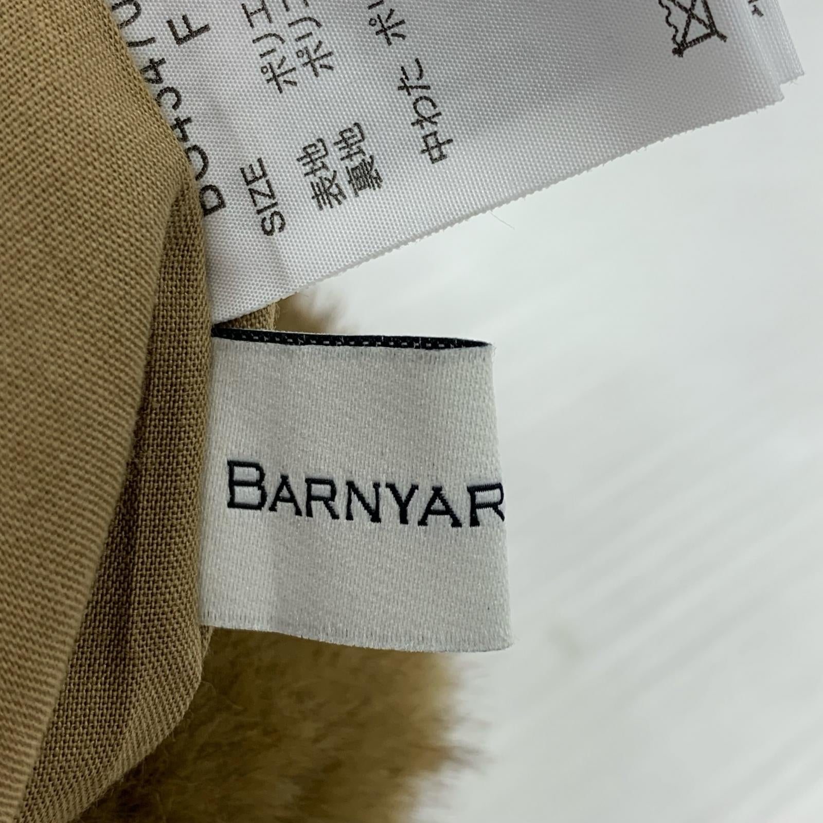 ジャケット BARNYARDSTORM 24AW フェイクファージップベスト ブラウン ブラウン