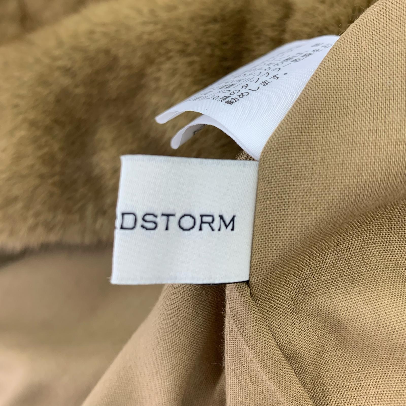 ジャケット BARNYARDSTORM 24AW フェイクファージップベスト ブラウン ブラウン