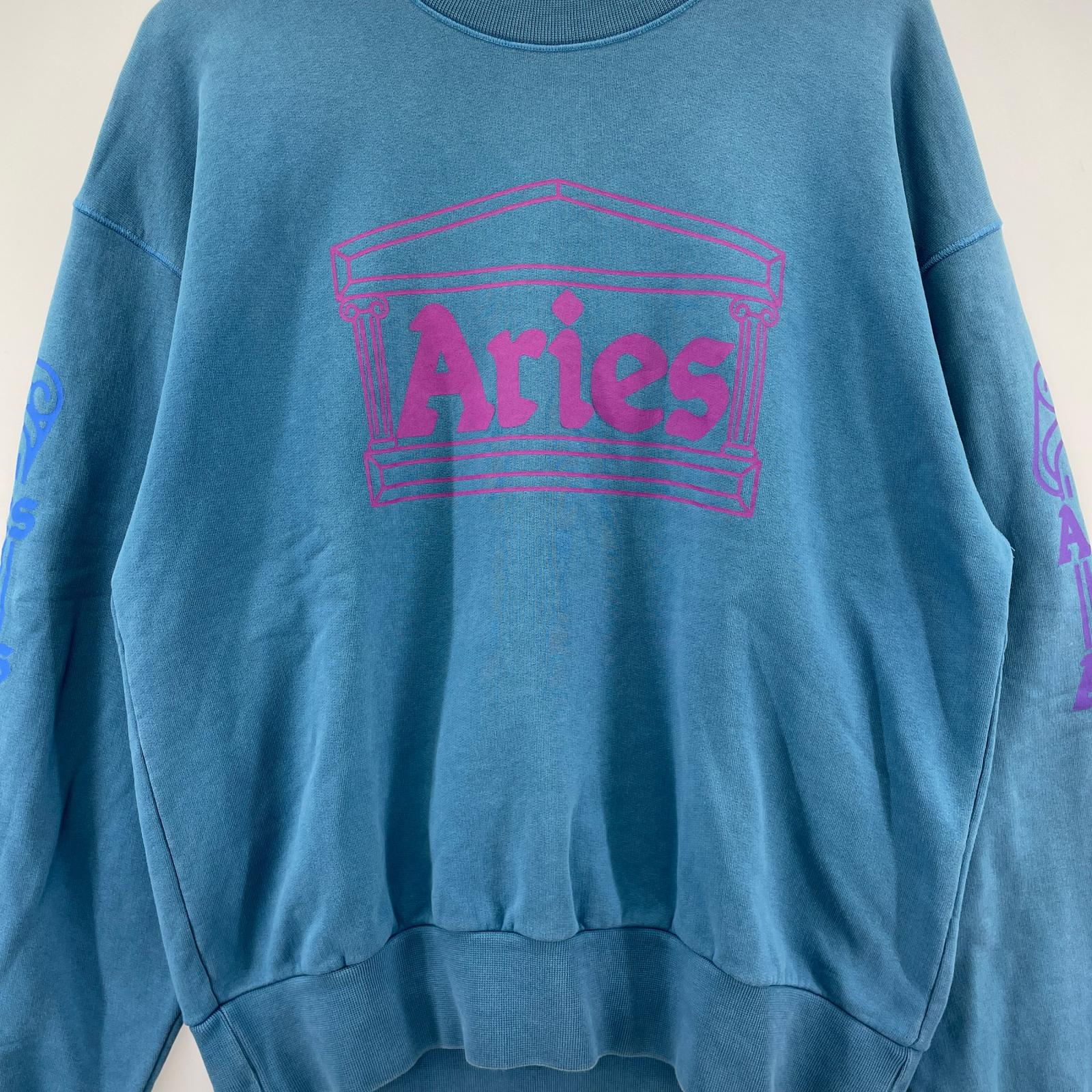 スウェット ARIES M ブルー