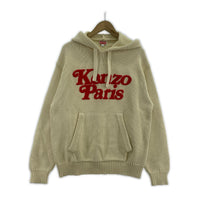 パーカー ×Verdy インターシャニットパーカー IVO (M) M ホワイト