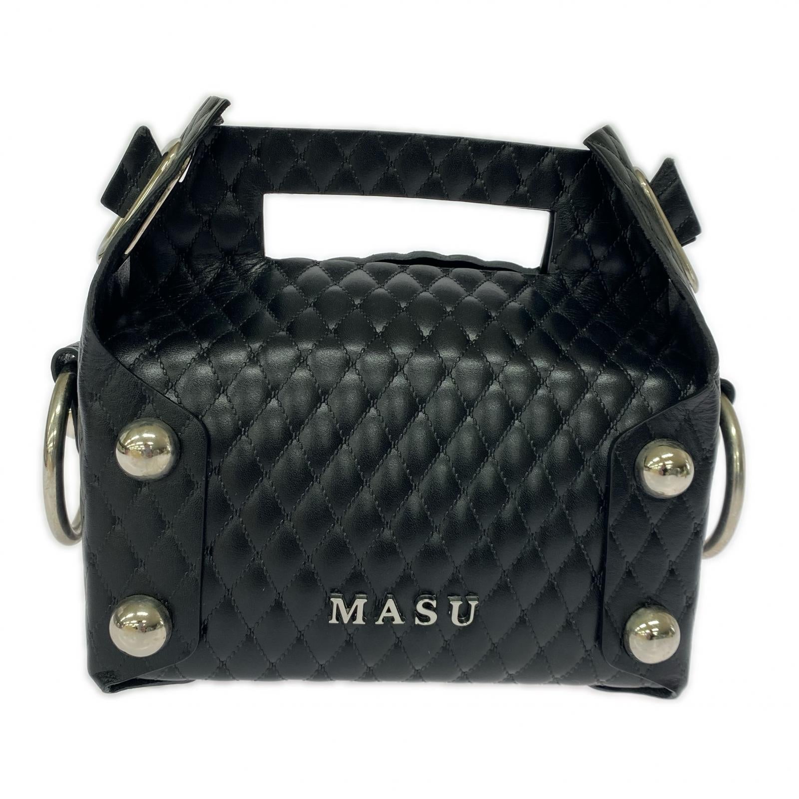 その他バッグ LEATHER CAKE BAG ブラック ブラック