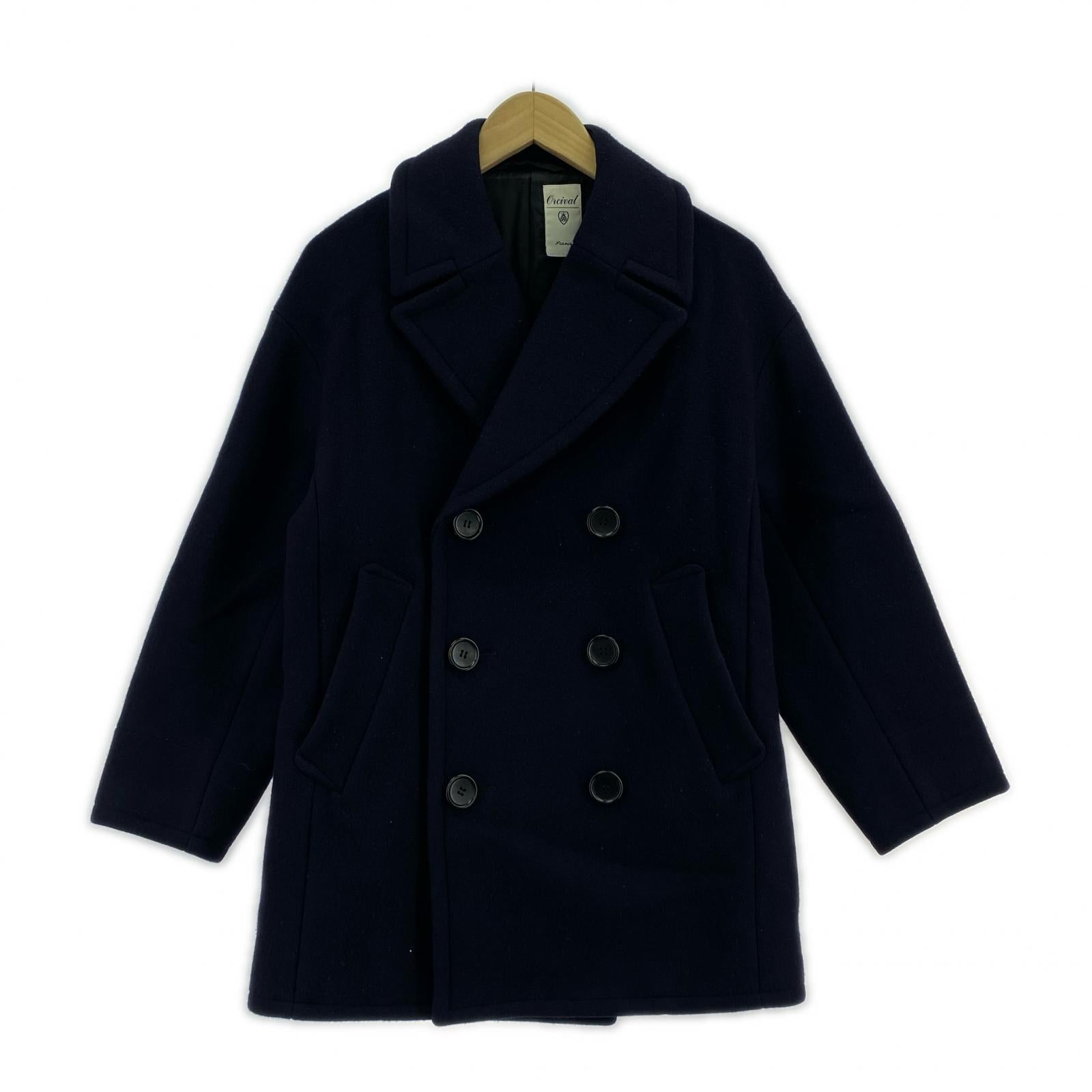 ジャケット GEELONG LAMB'S MELTON P-COAT 1 ネイビー