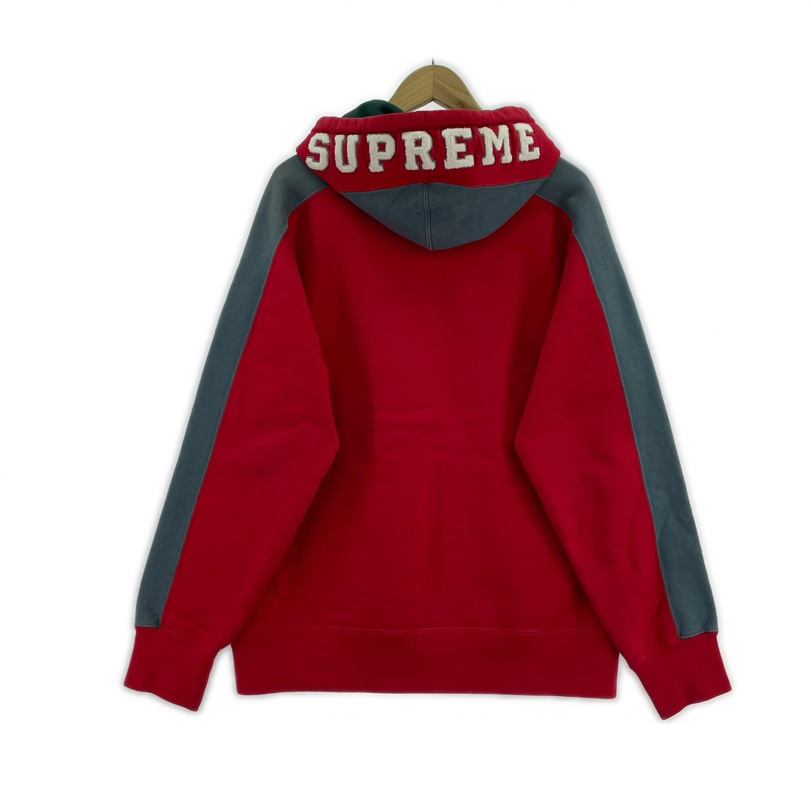 パーカー 18AW Paneled Hooded Sweatshirt レッド M レッド