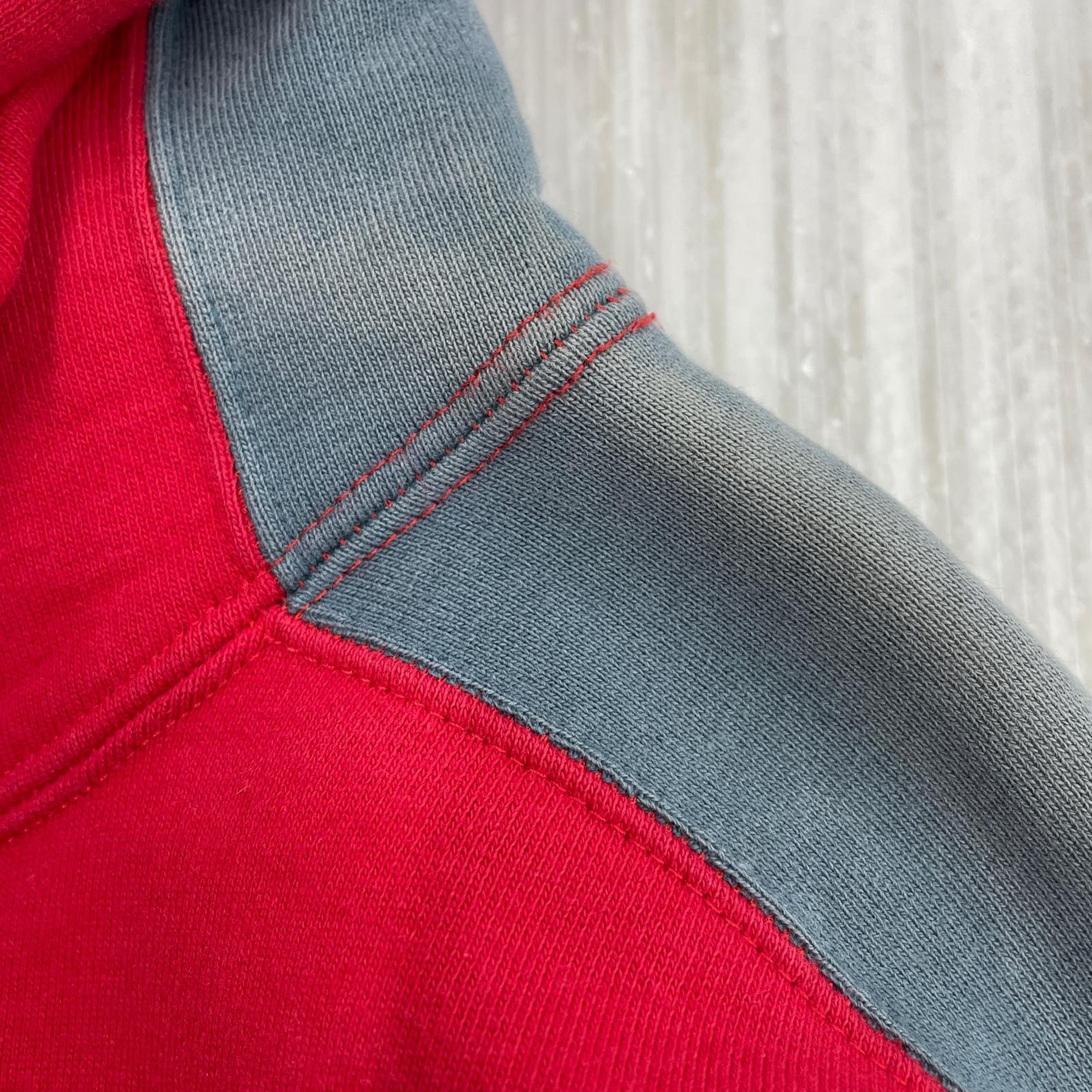 パーカー 18AW Paneled Hooded Sweatshirt レッド M レッド